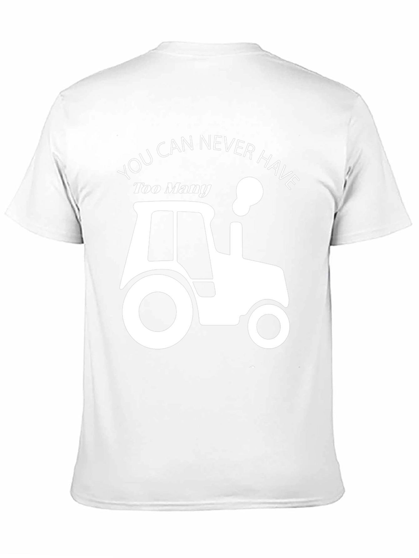 Too Many Tractors Black Graphic Tee
