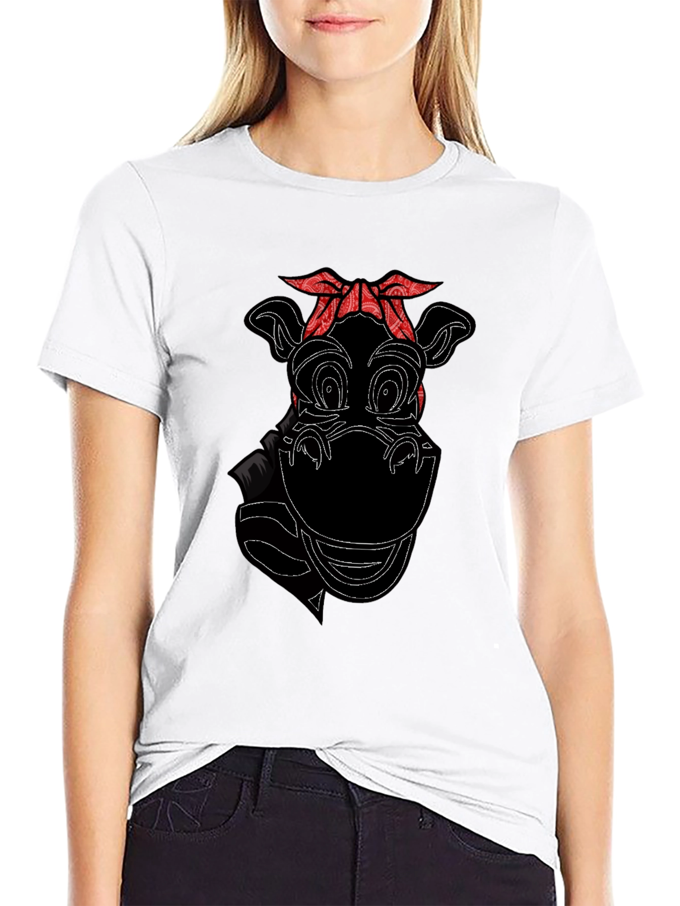 Bandana Donkey Graphic Tee