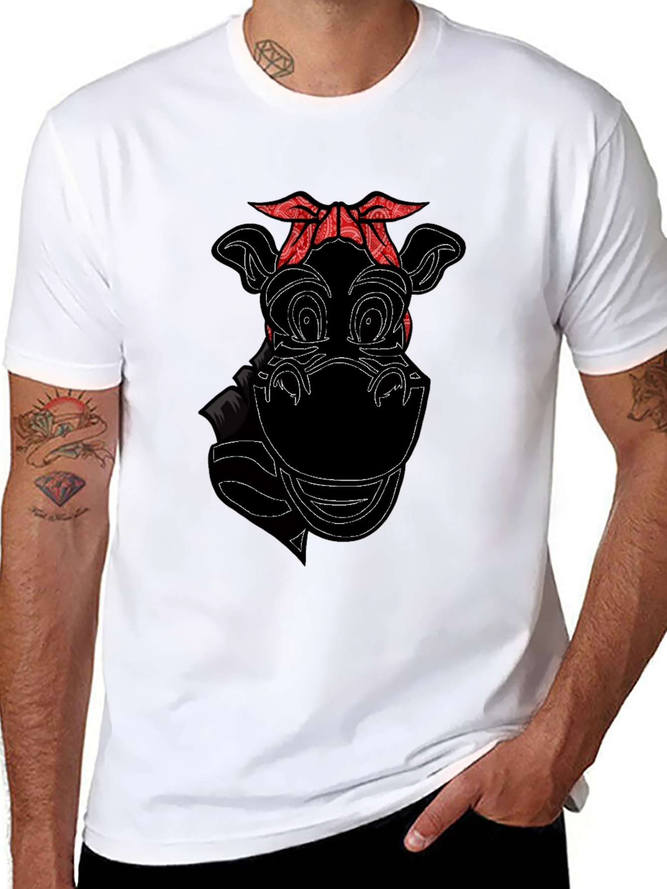 Bandana Donkey Graphic Tee