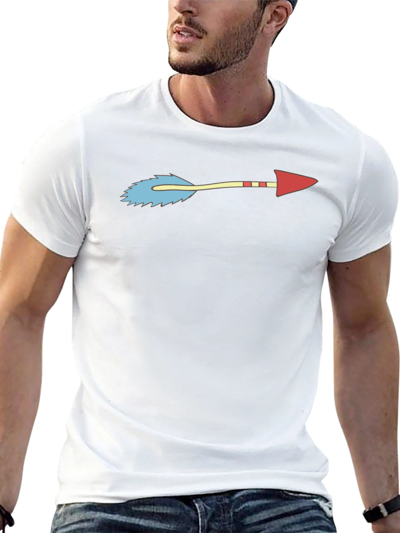 Futurama Inspired Arrow T-Shirt - Black
