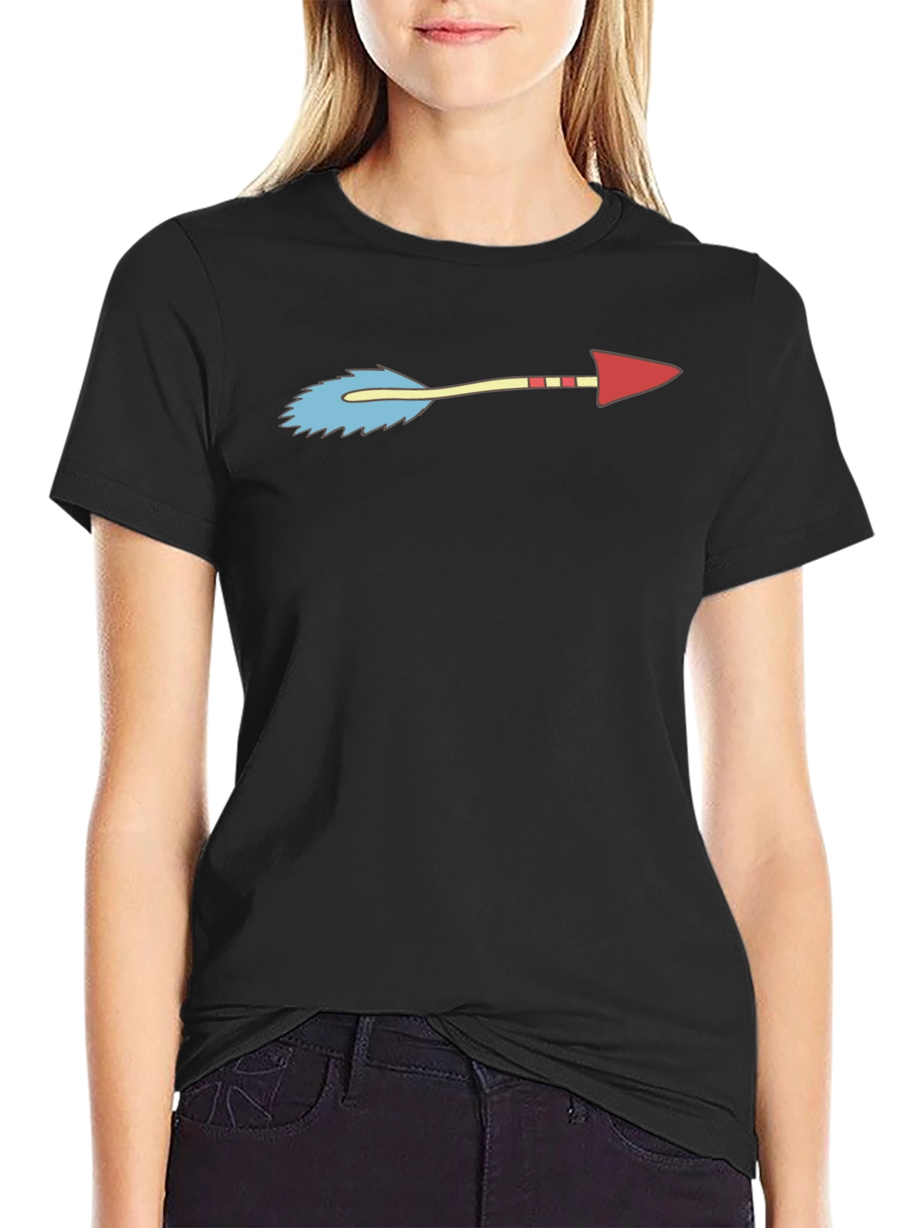 Futurama Inspired Arrow T-Shirt - Black