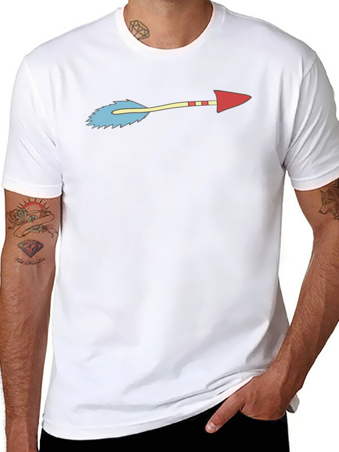 Futurama Inspired Arrow T-Shirt - Black