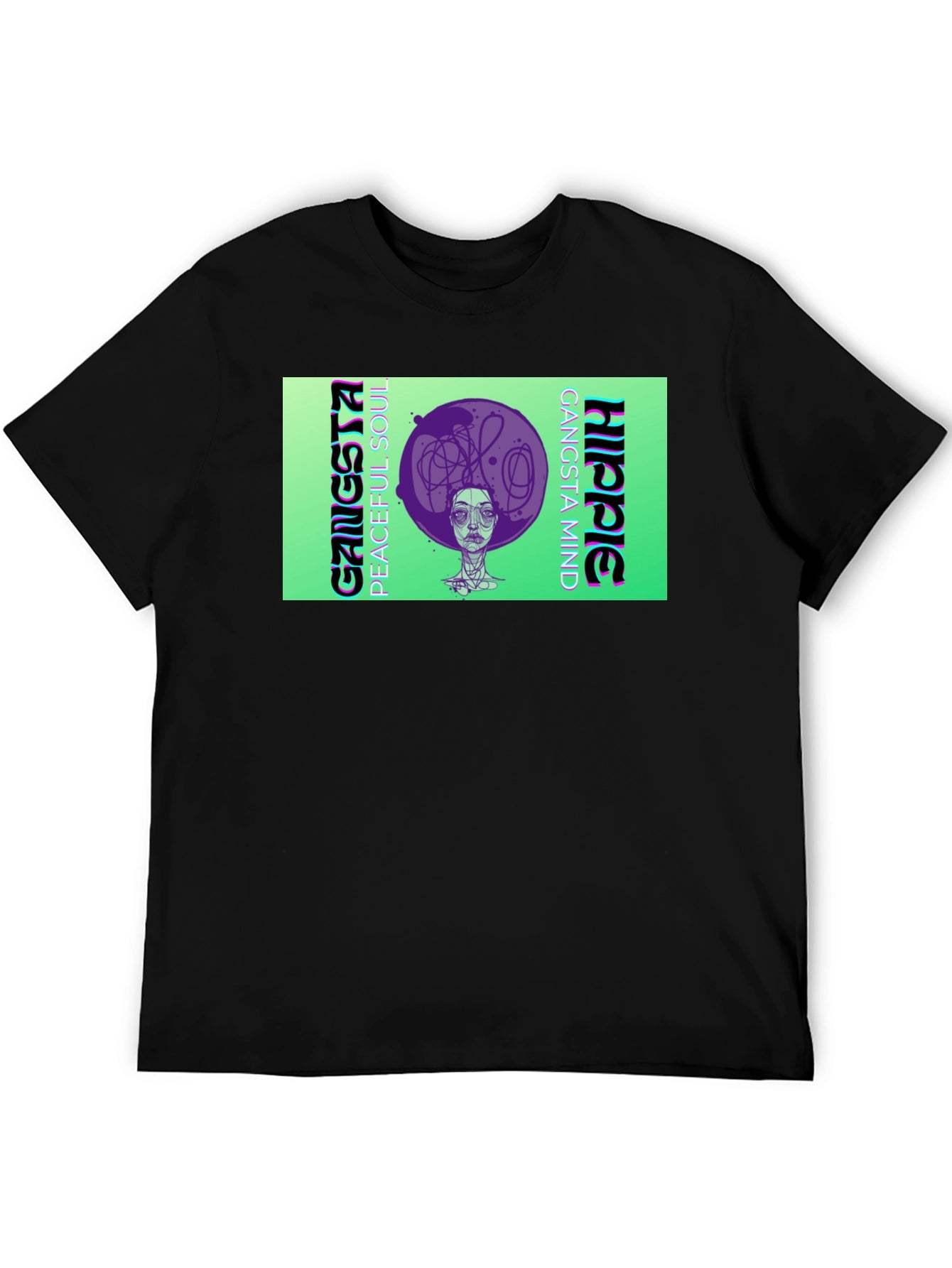 Gangsta Hippie Graphic T-Shirt