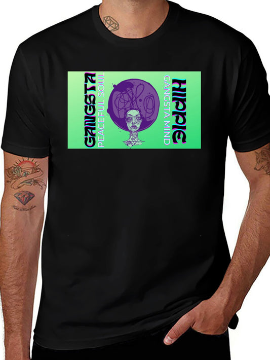 Gangsta Hippie Graphic T-Shirt