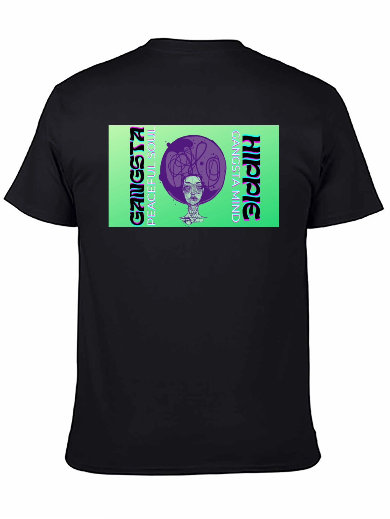 Gangsta Hippie Graphic T-Shirt