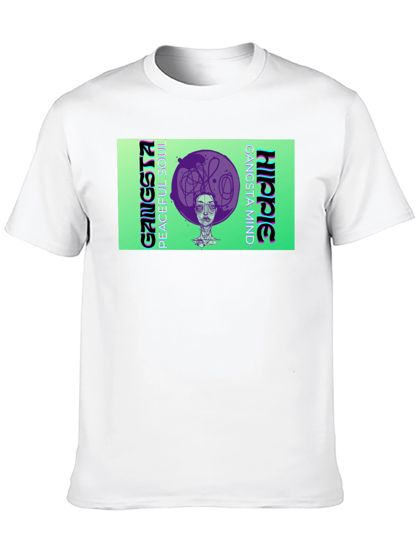 Gangsta Hippie Graphic T-Shirt