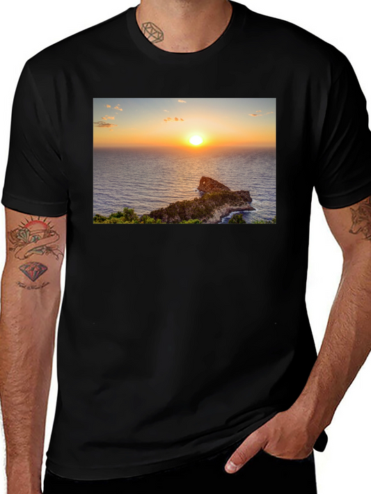 Sunset Ocean View T-Shirt