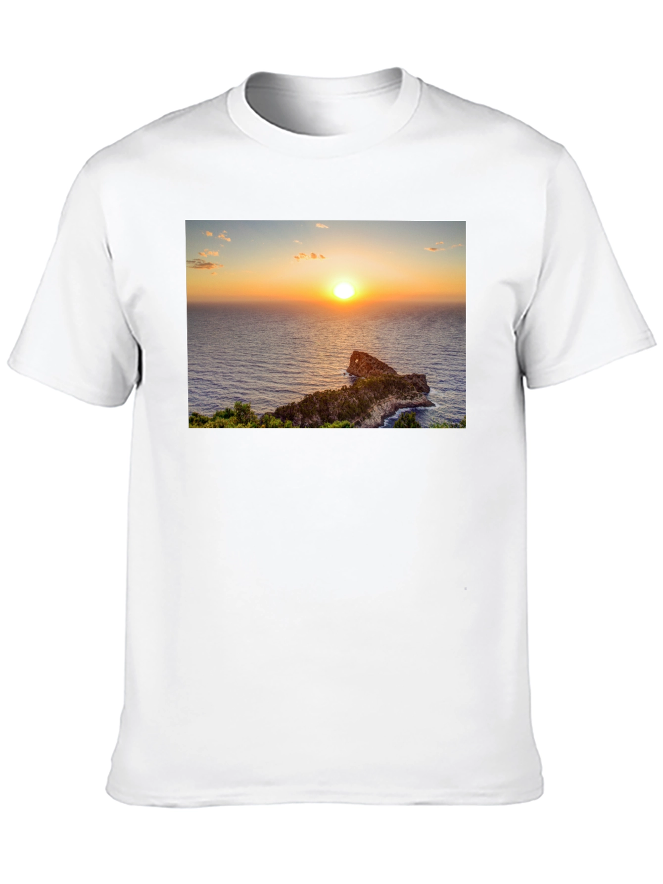 Sunset Ocean View T-Shirt