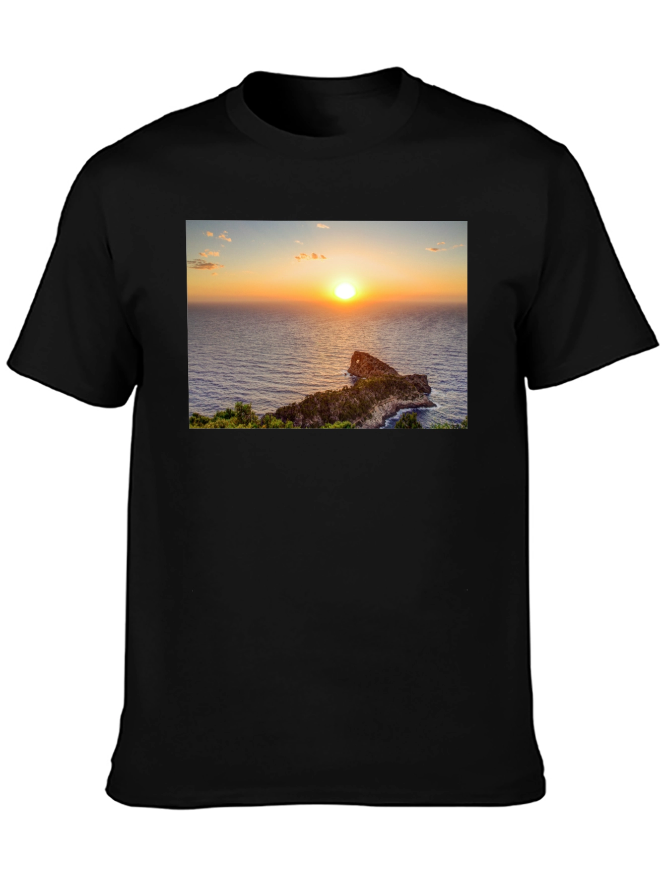 Sunset Ocean View T-Shirt