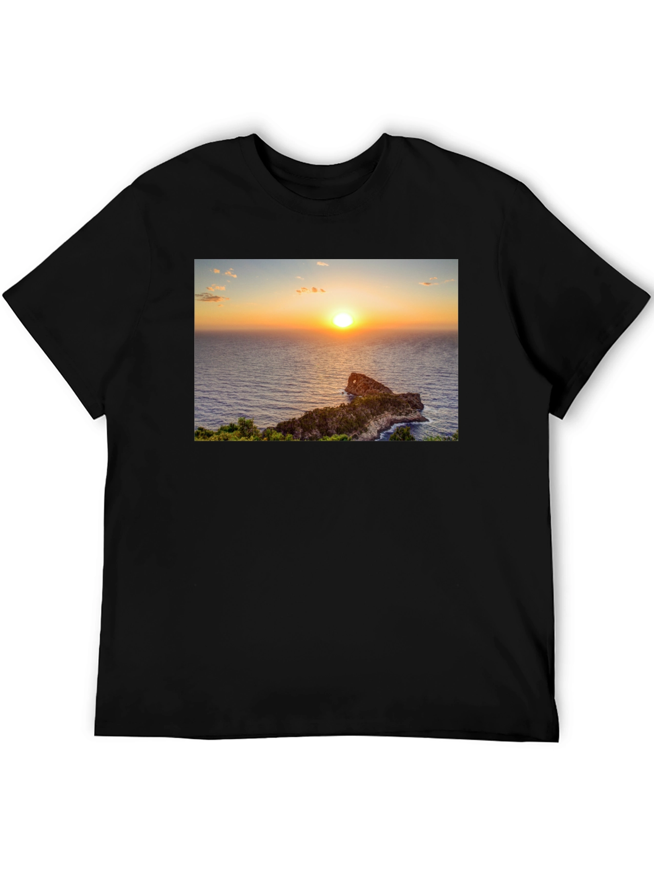 Sunset Ocean View T-Shirt