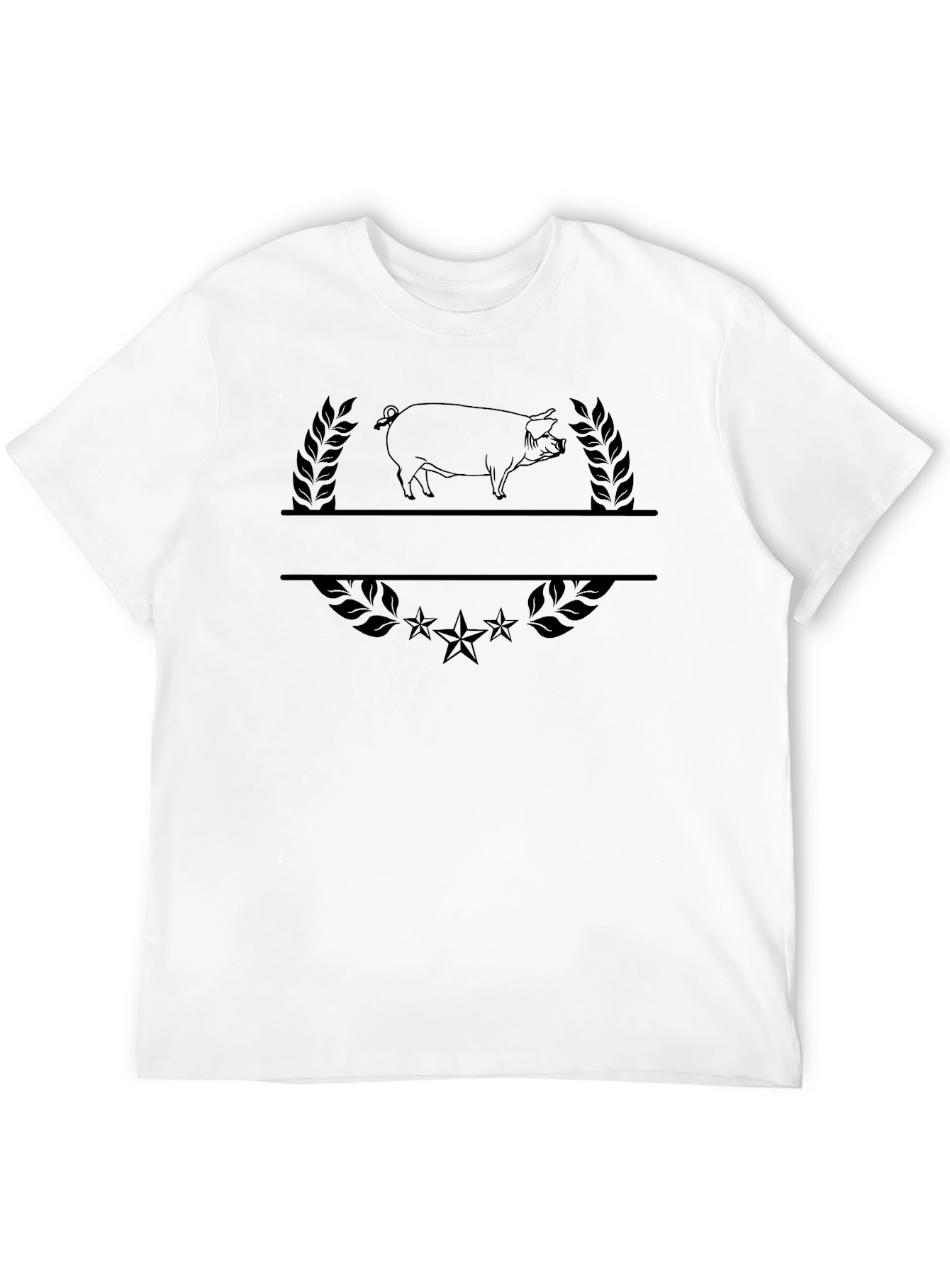 Pig Graphic Tee - Farm Animal T-Shirt