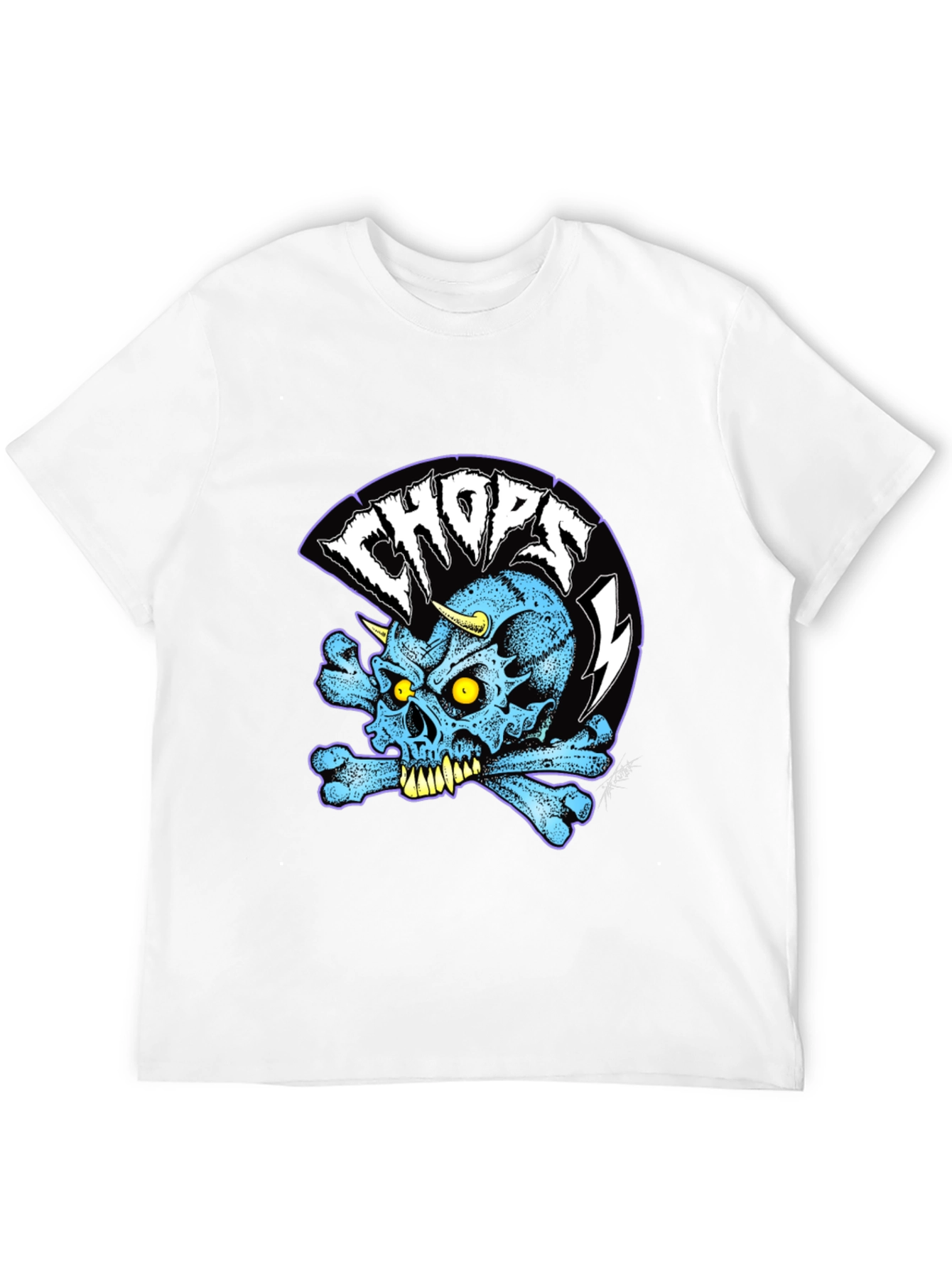 Skull & Crossbones Graphic T-Shirt - Black