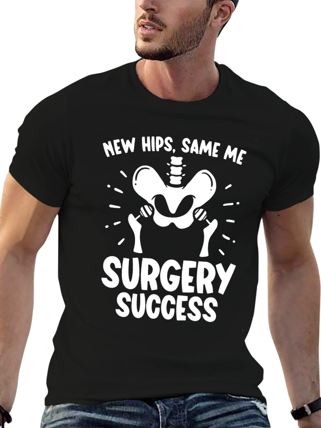New Hips Same Me Surgery Success Graphic Tee