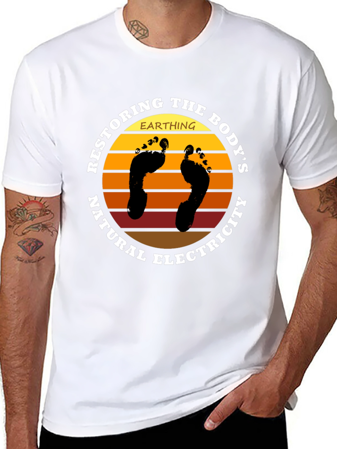 Earthing T-Shirt - Restore Bodys Natural Electricity