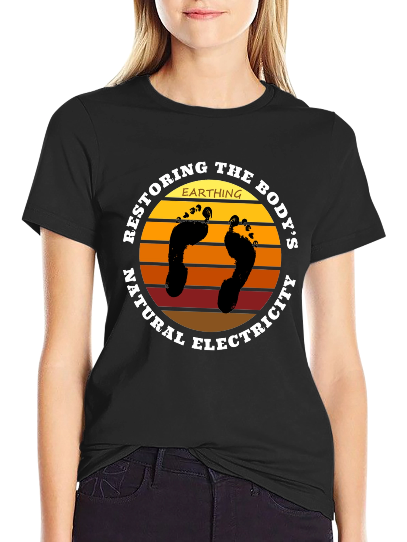 Earthing T-Shirt - Restore Bodys Natural Electricity