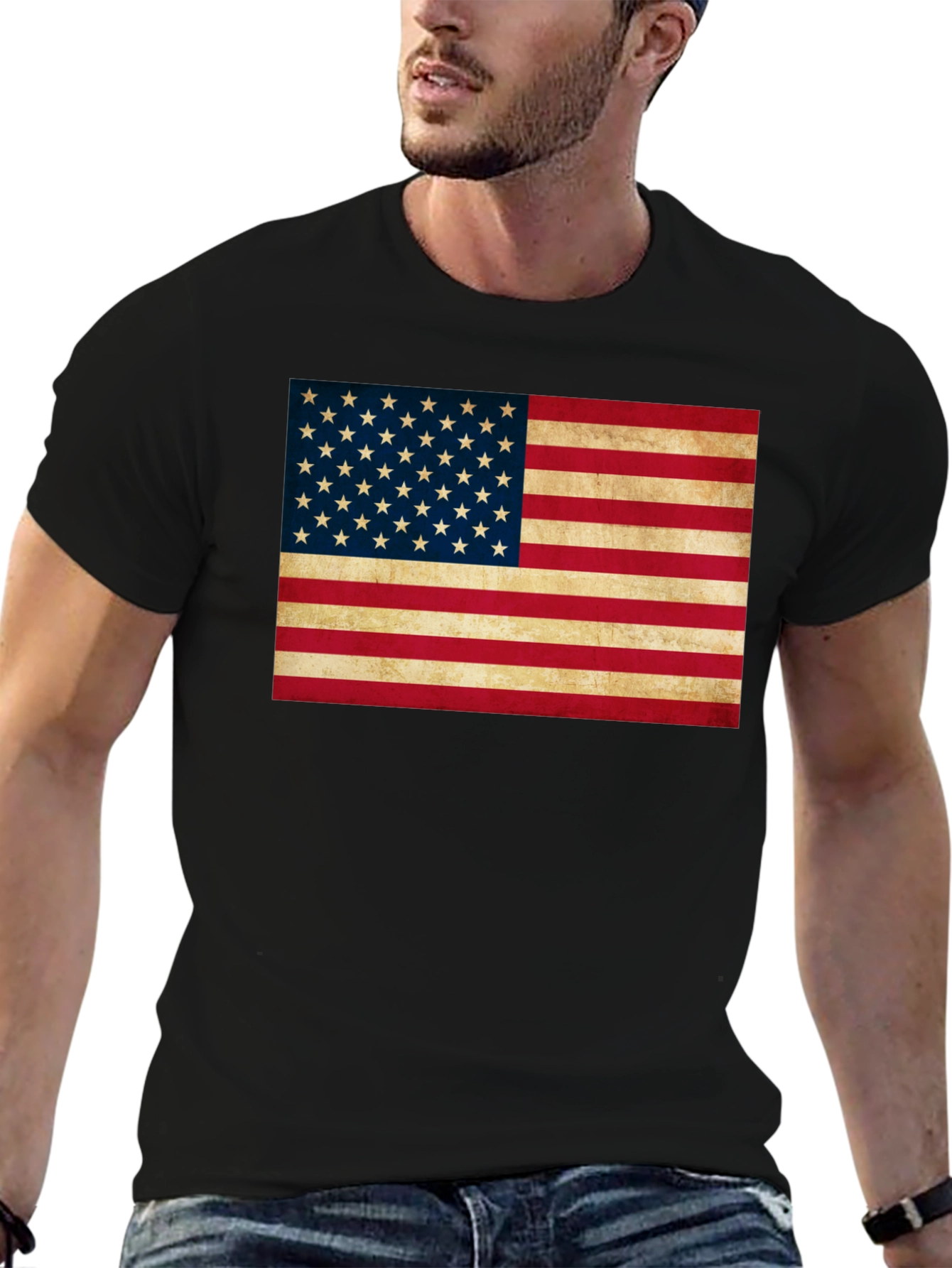 American Flag Graphic Tee - Patriotic Pride