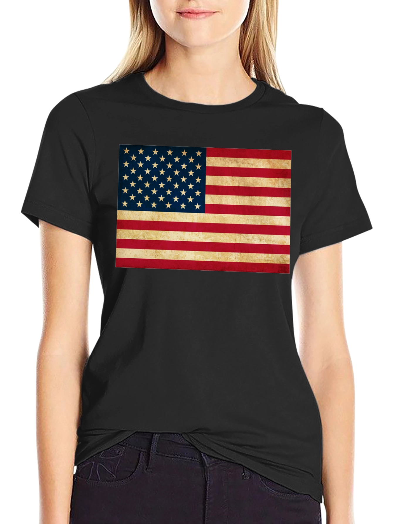 American Flag Graphic Tee - Patriotic Pride