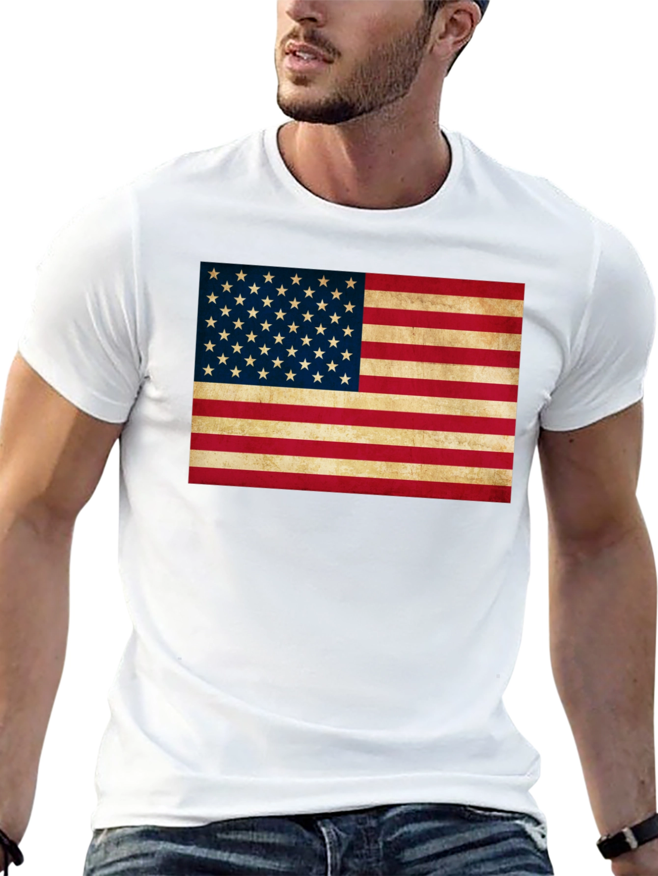 American Flag Graphic Tee - Patriotic Pride