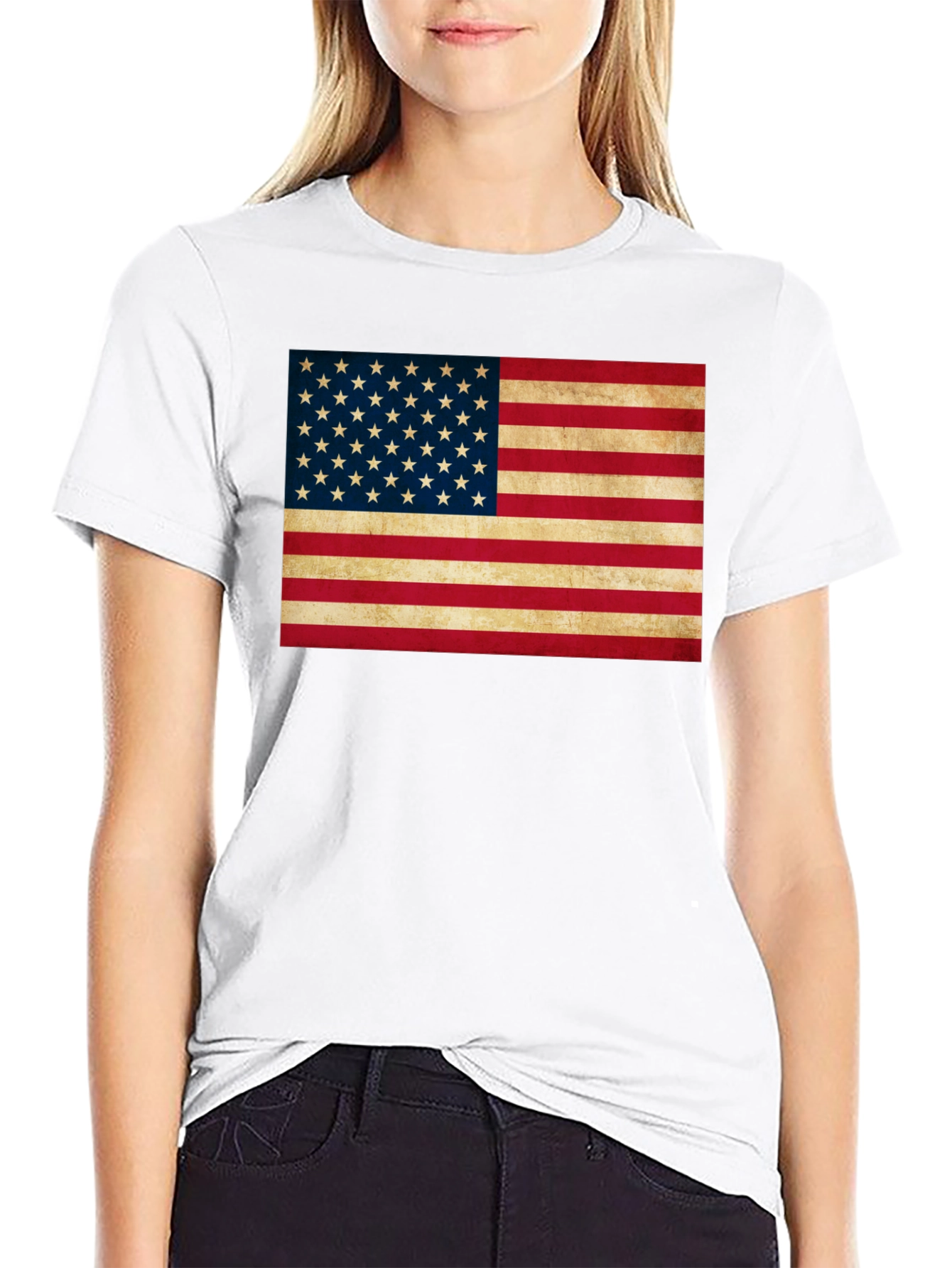 American Flag Graphic Tee - Patriotic Pride