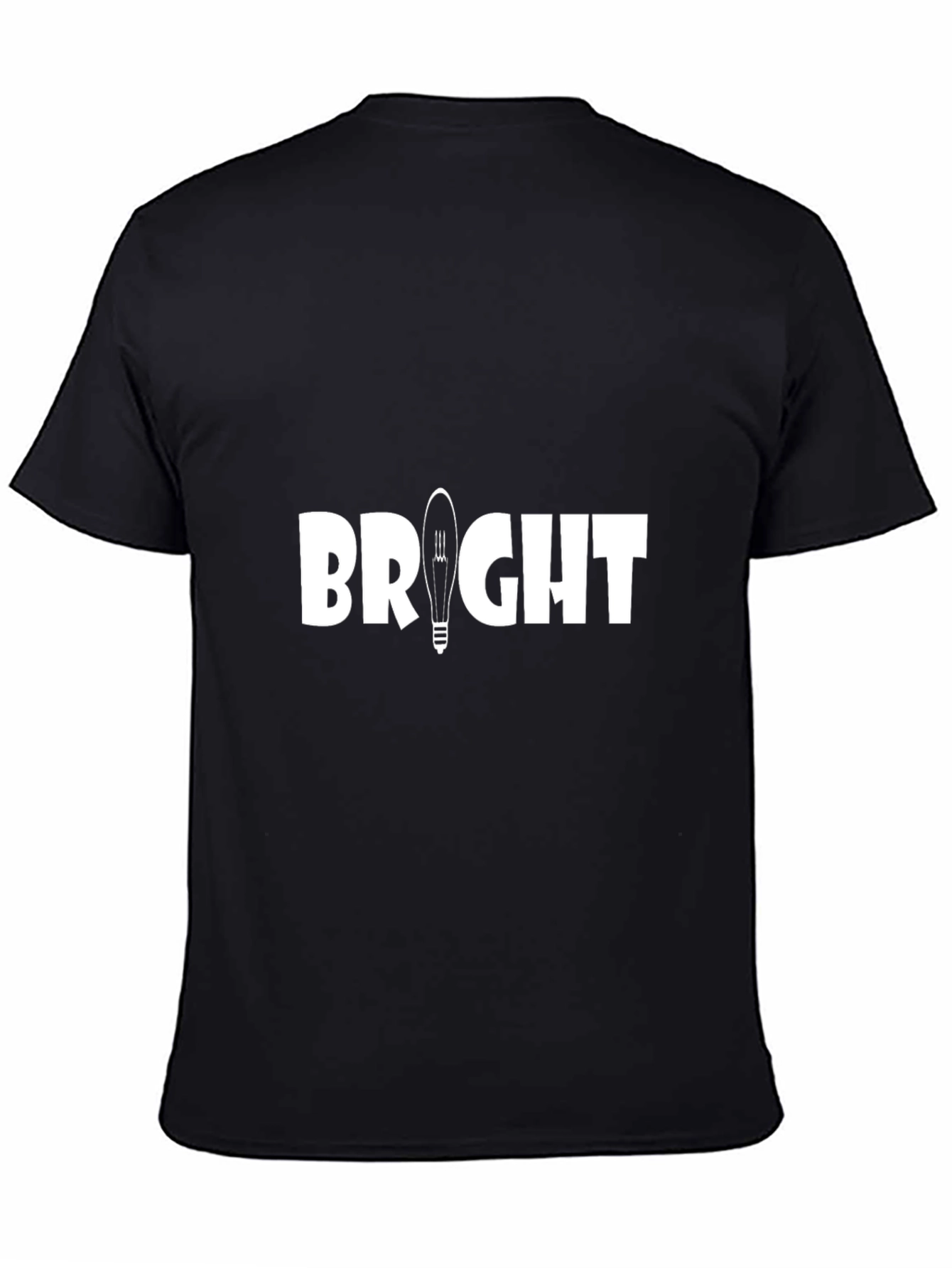 Bright Idea Graphic T-Shirt - Black Cotton Tee