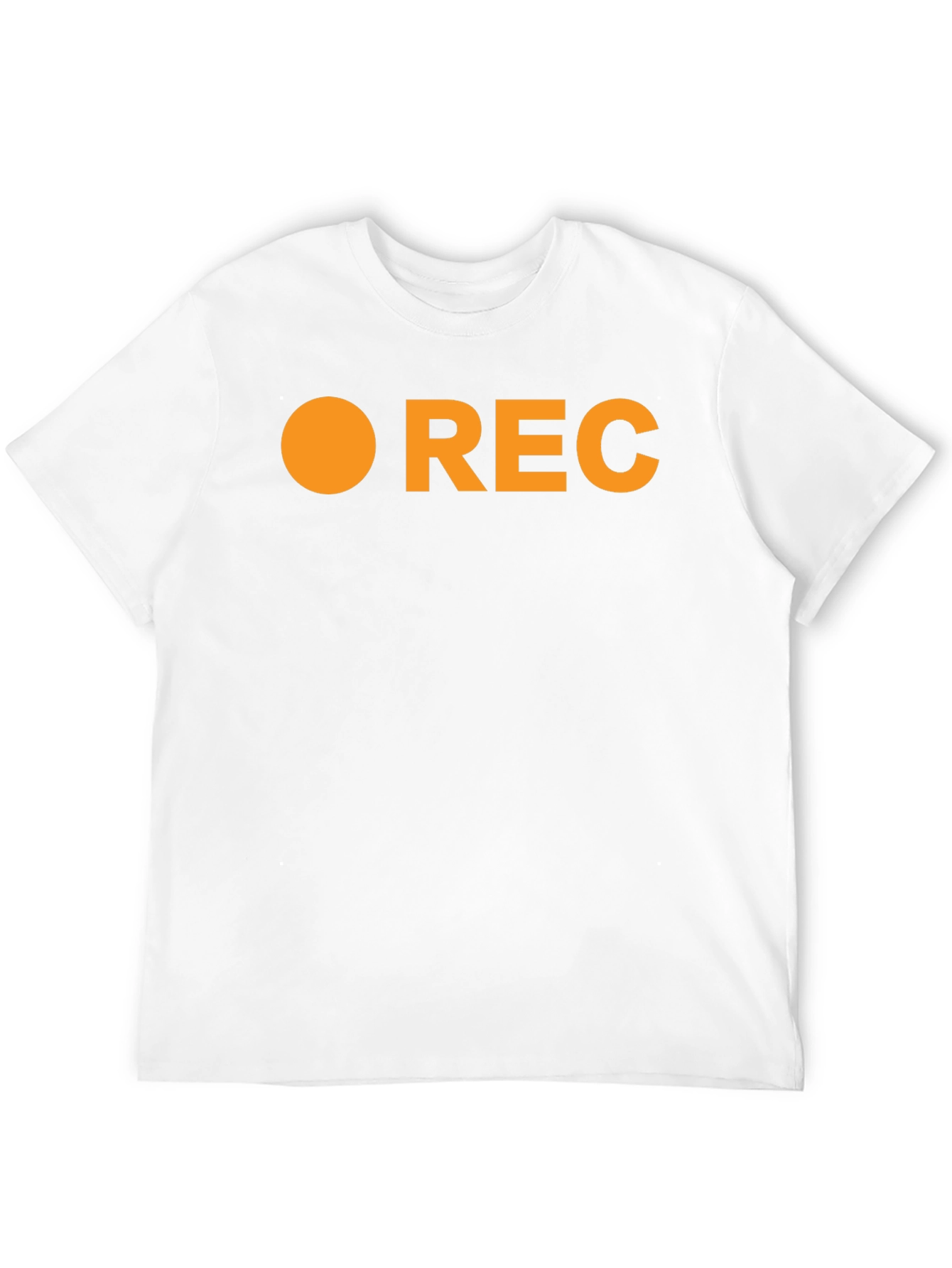 Retro REC T-Shirt - Black Crew Neck Tee
