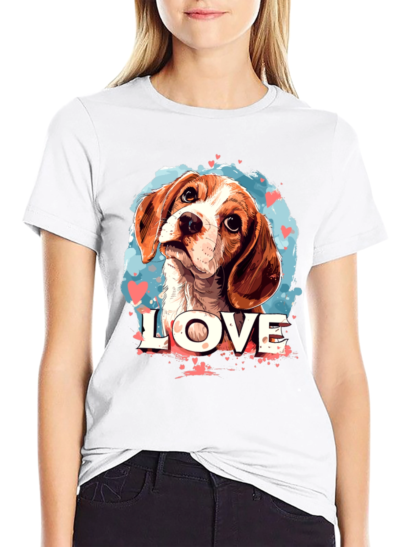 Dog Lover T-Shirt: Beagle Love Design