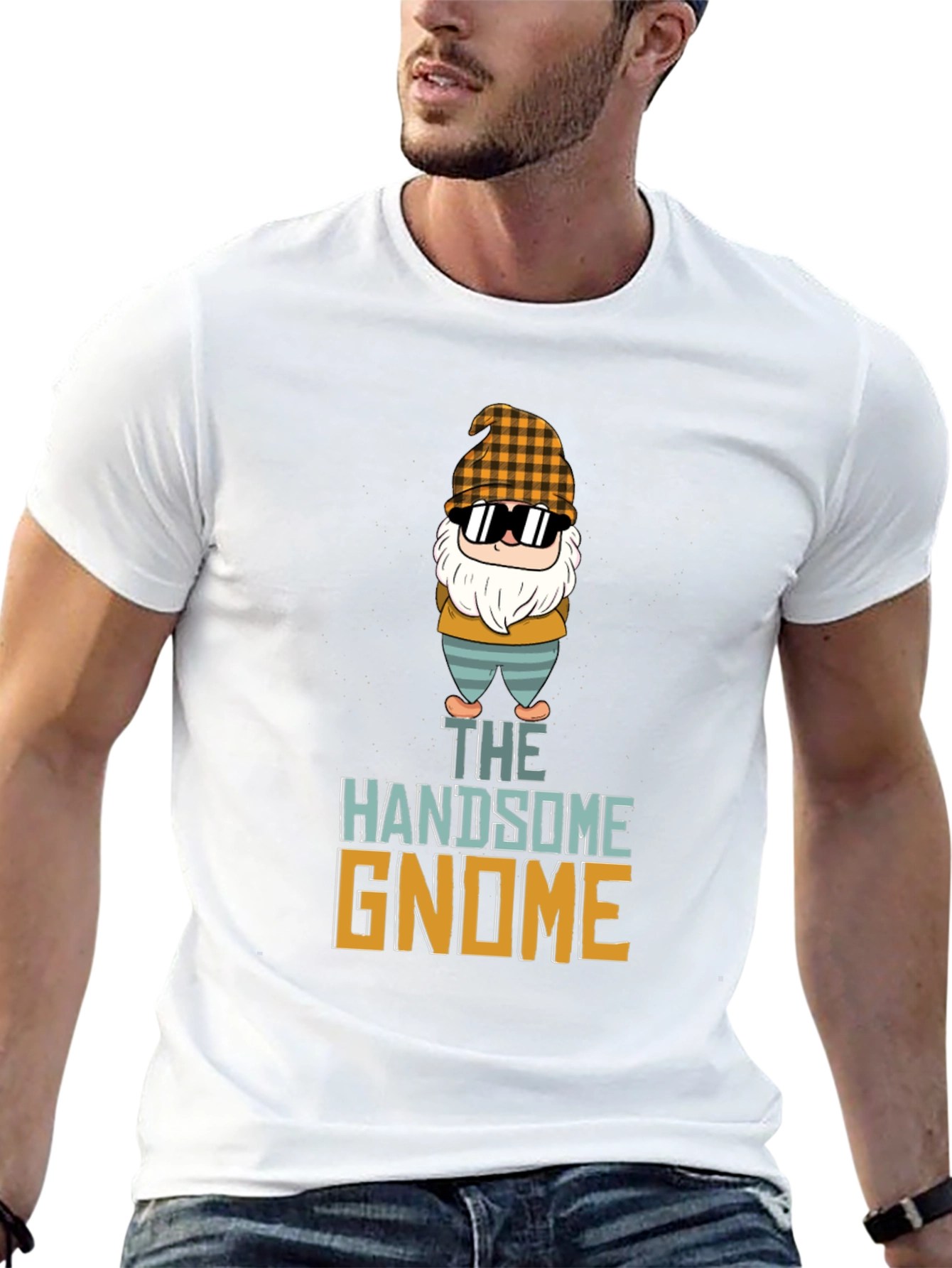 Handsome Gnome Graphic T-Shirt