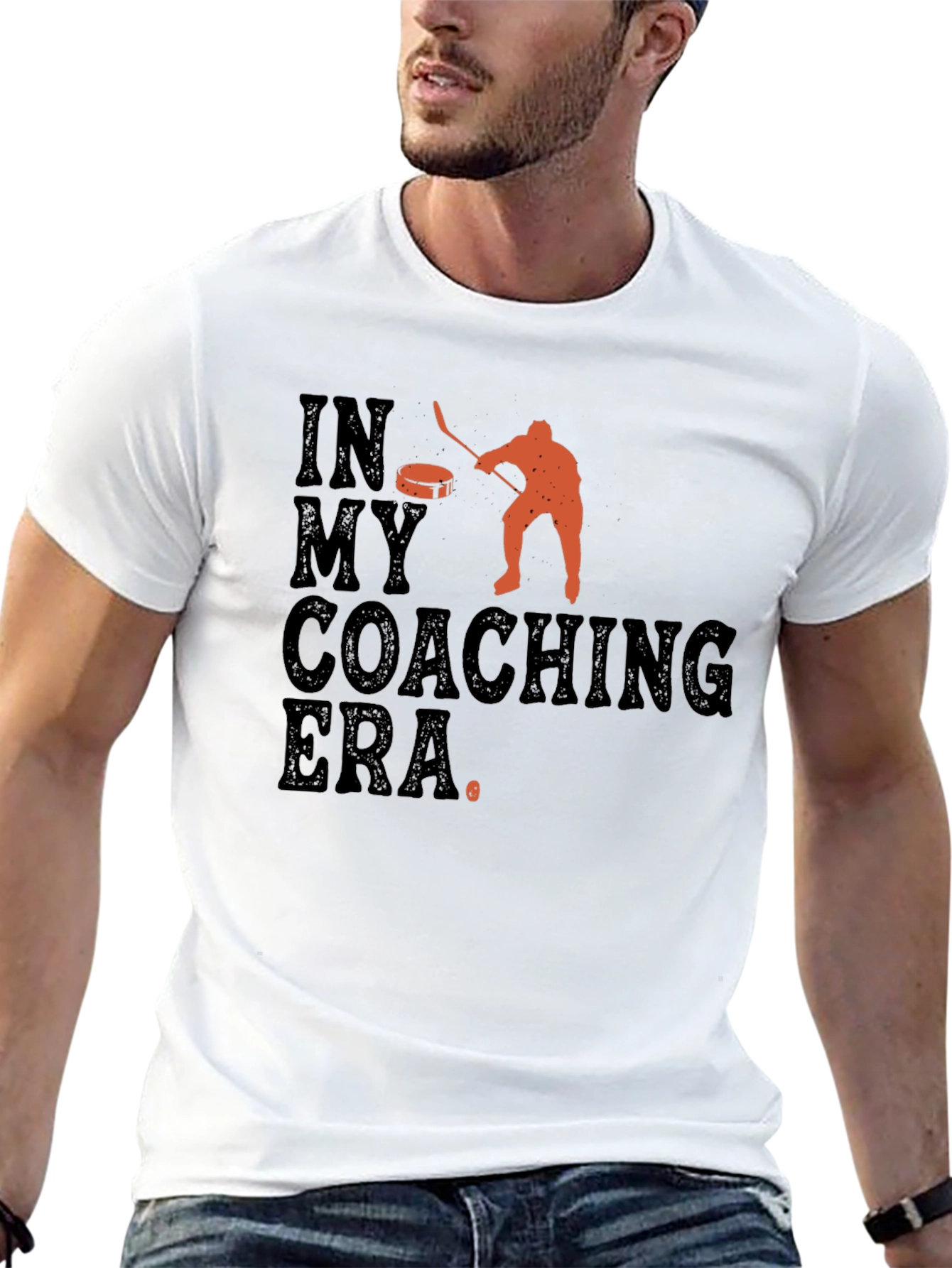 In My Coaching Era T-Shirt Hockey Player Graphic Tee