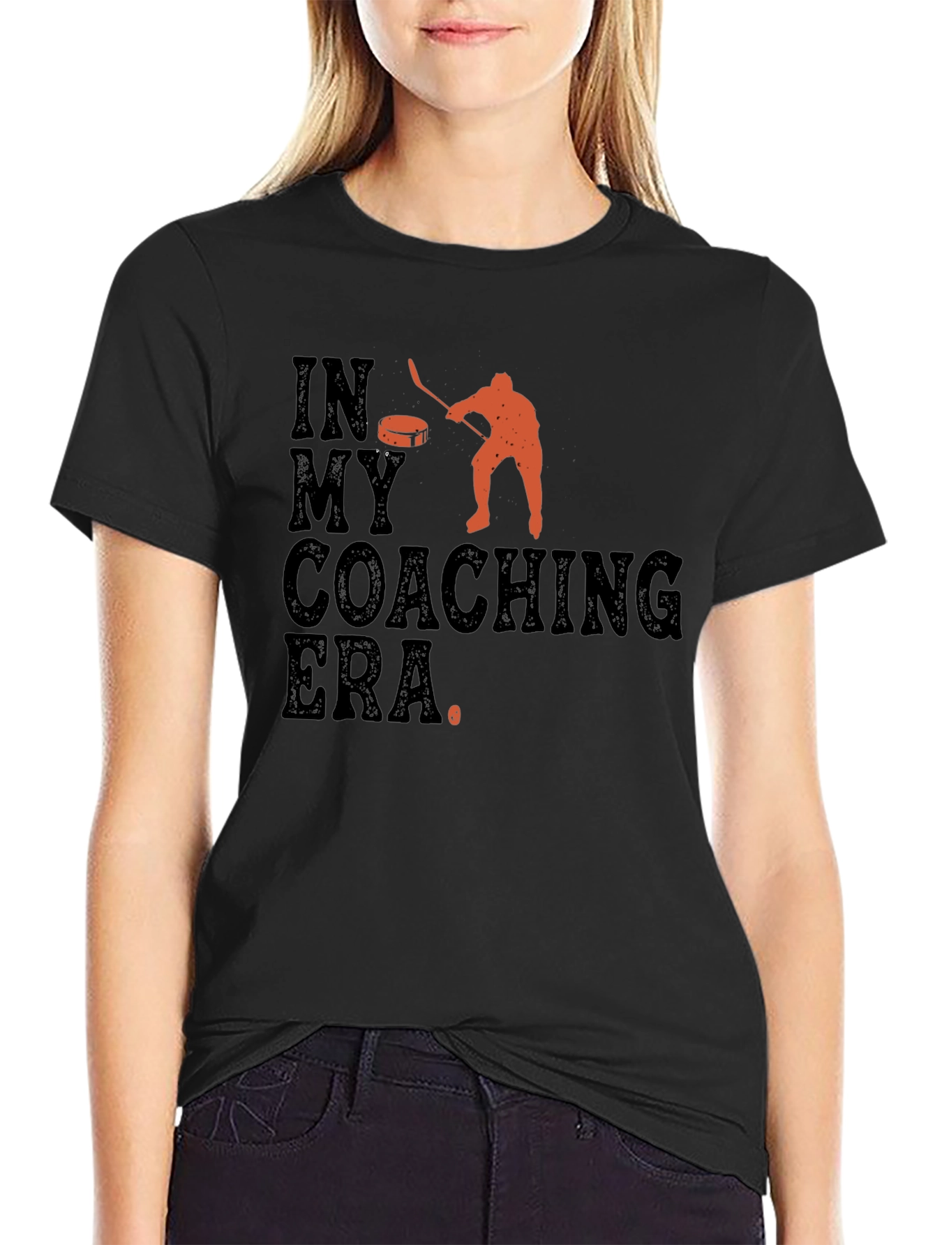 In My Coaching Era T-Shirt Hockey Player Graphic Tee
