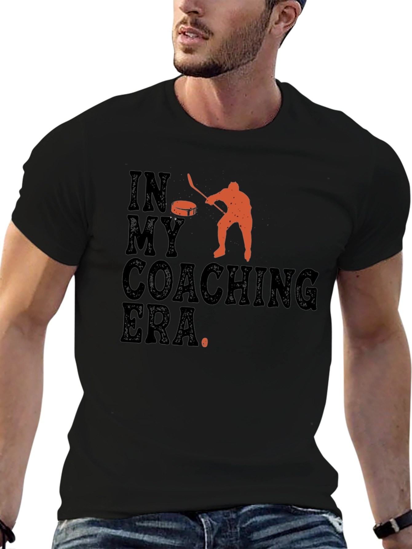In My Coaching Era T-Shirt Hockey Player Graphic Tee