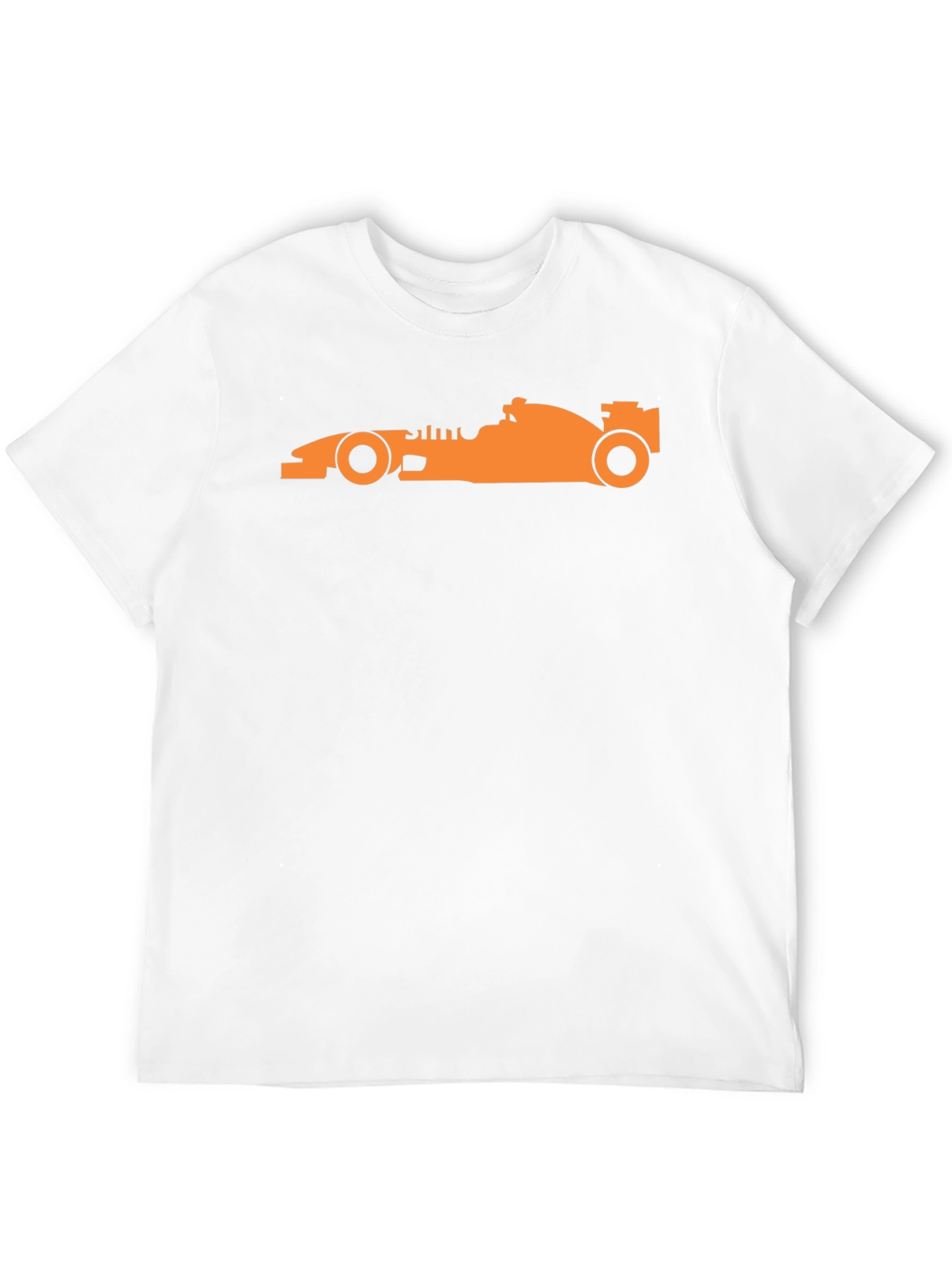 Orange Formula 1 Car Silhouette Tee