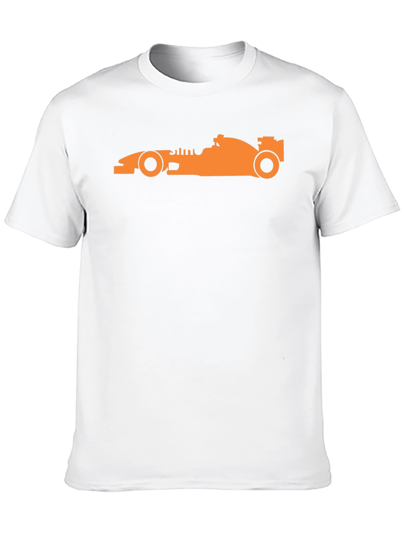 Orange Formula 1 Car Silhouette Tee