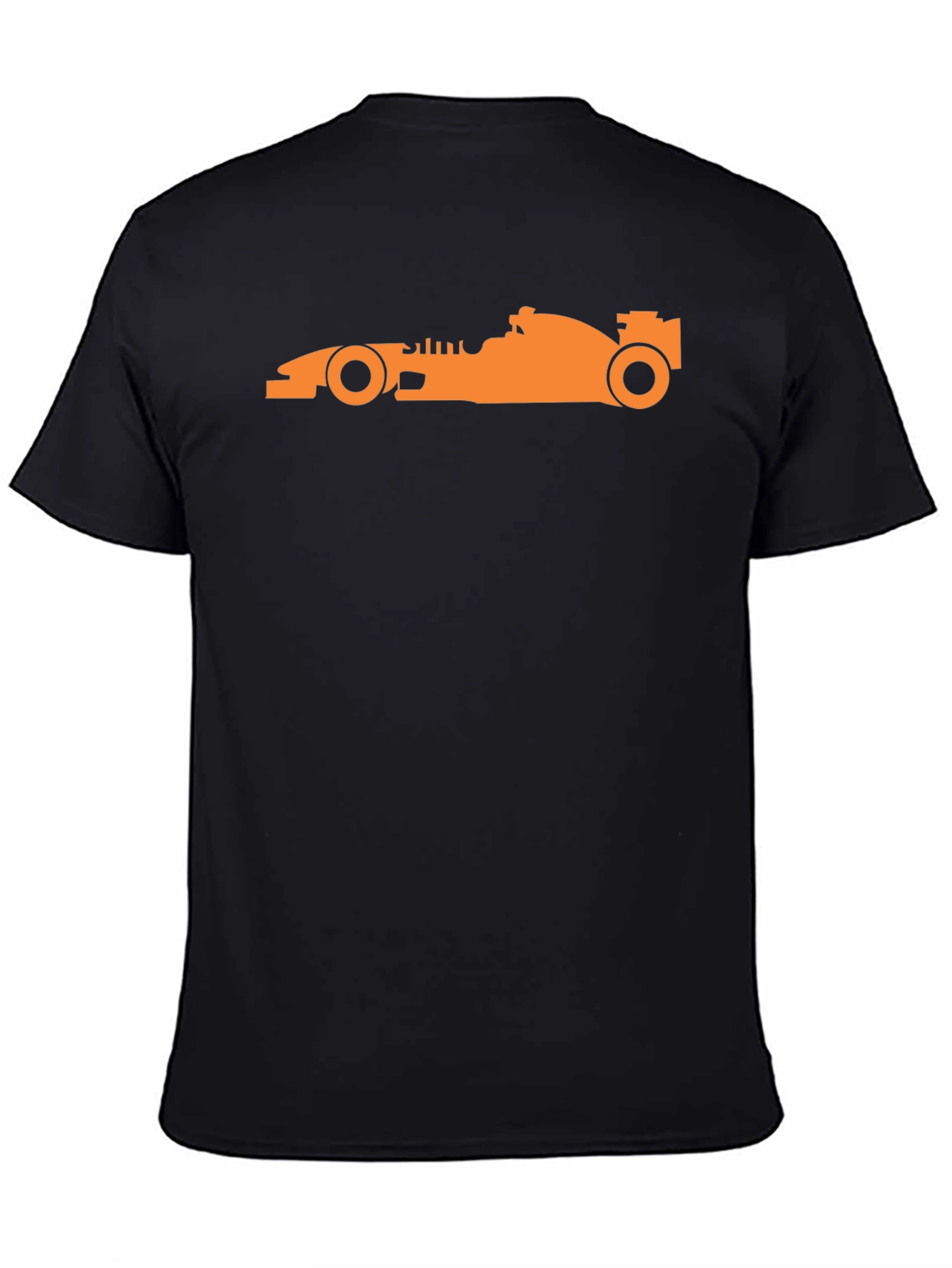 Orange Formula 1 Car Silhouette Tee