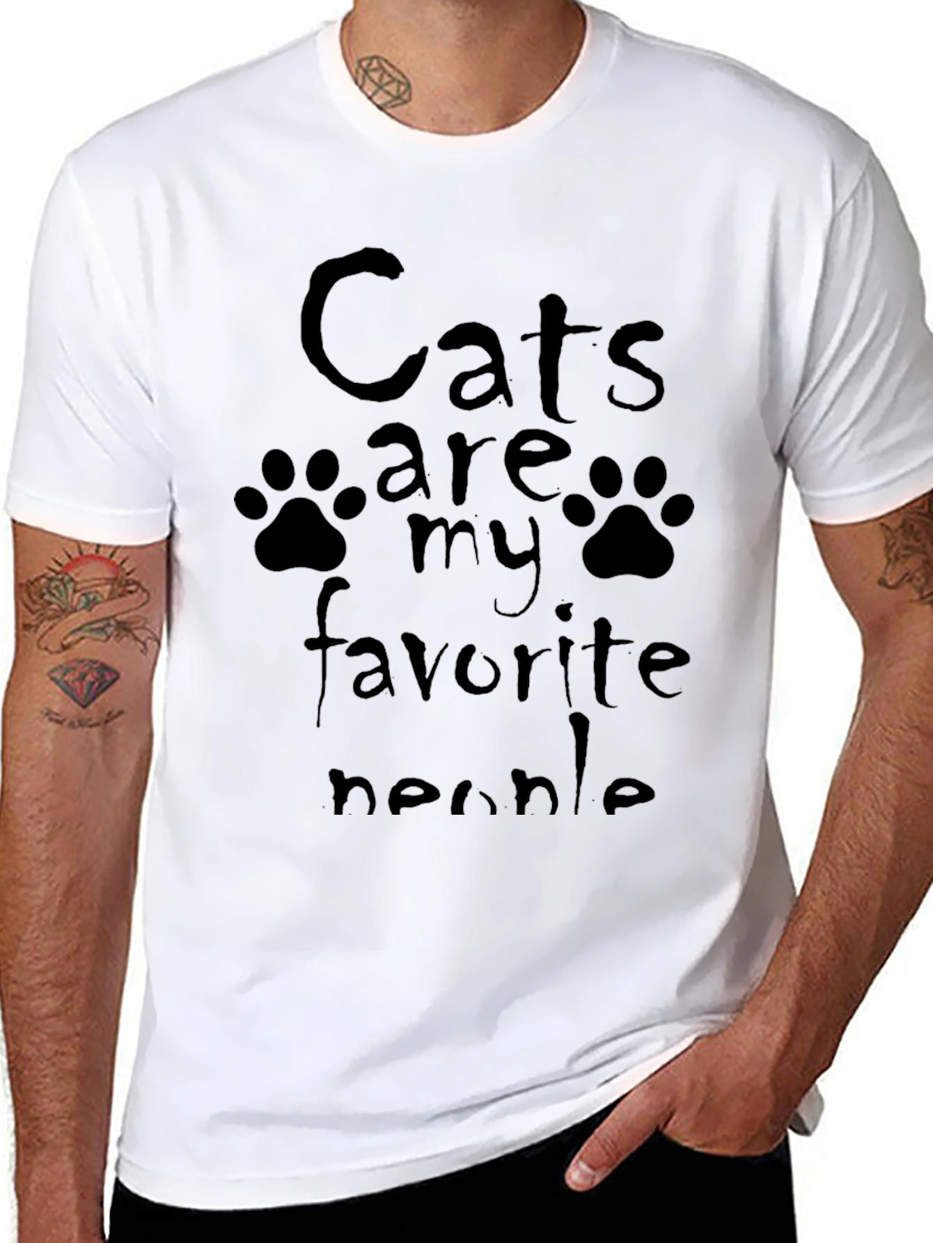 Cats Are My Favorite People T-Shirt