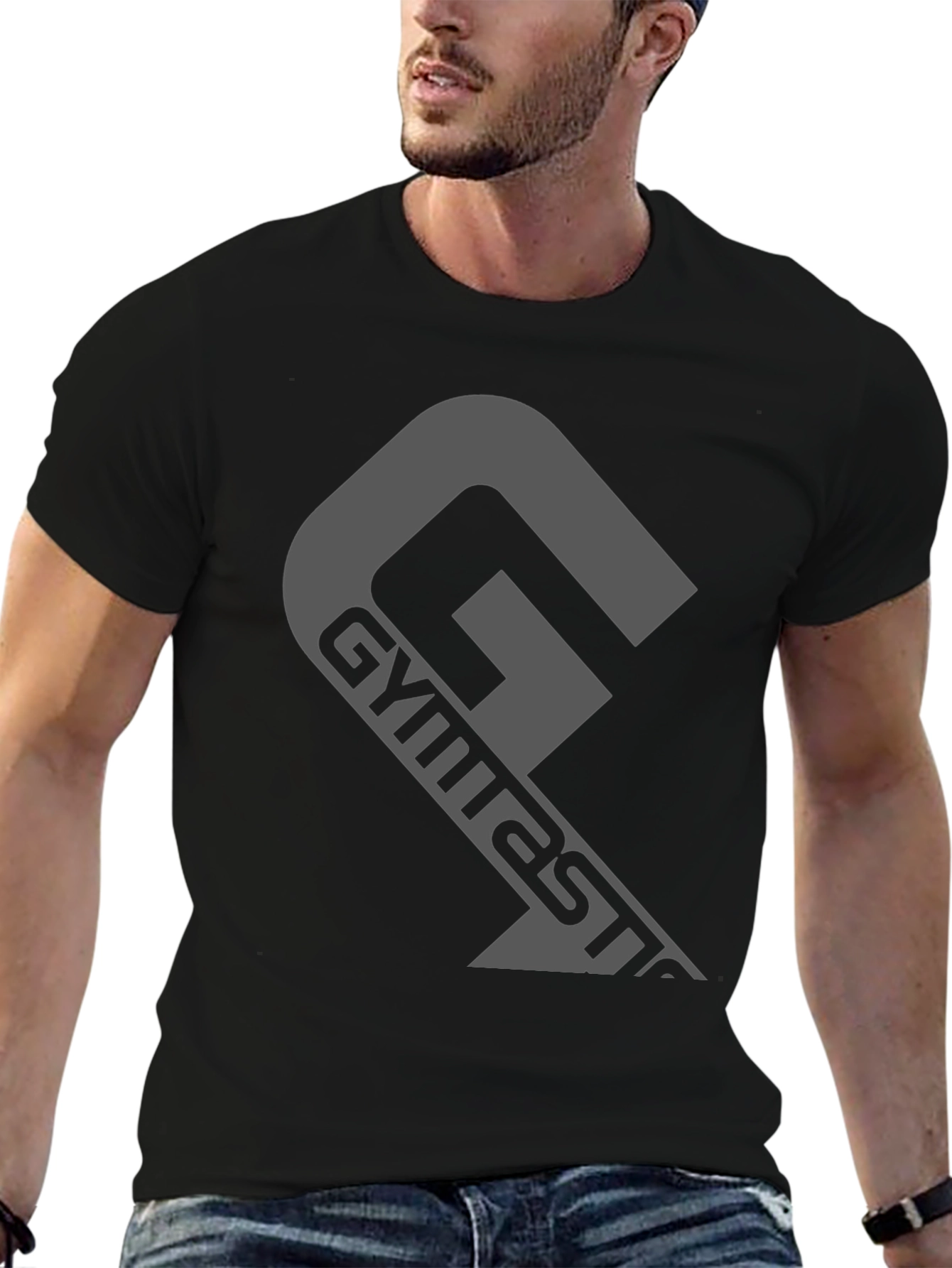 Gymnastics G Logo Black T-Shirt