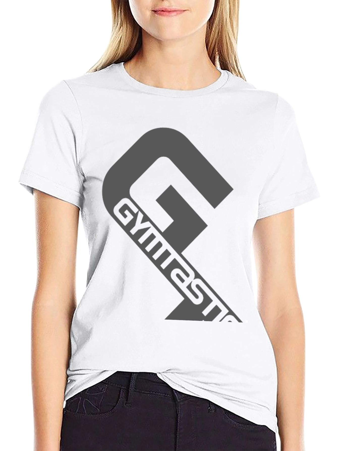 Gymnastics G Logo Black T-Shirt