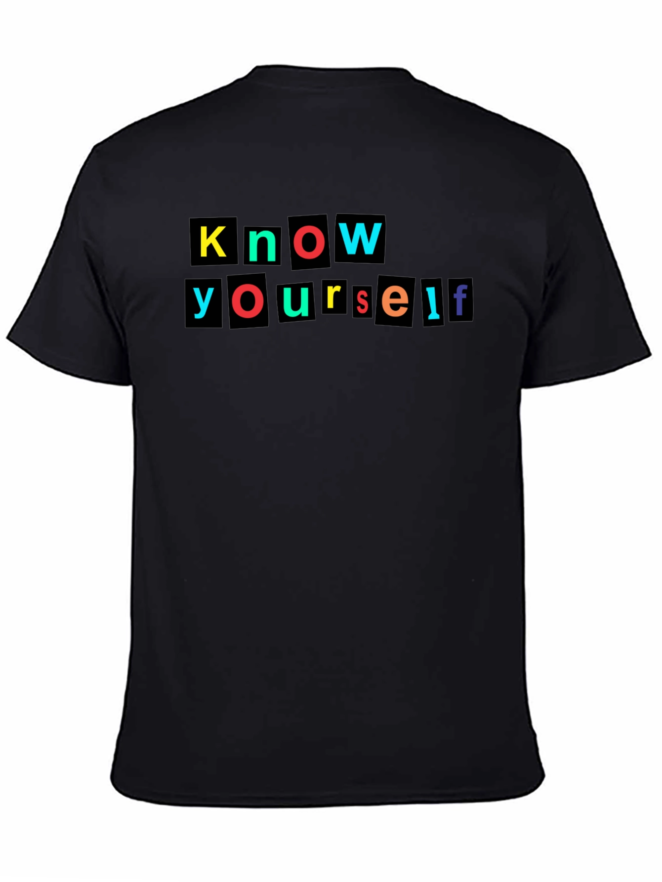 Know Yourself Graphic Tee - Black T-Shirt