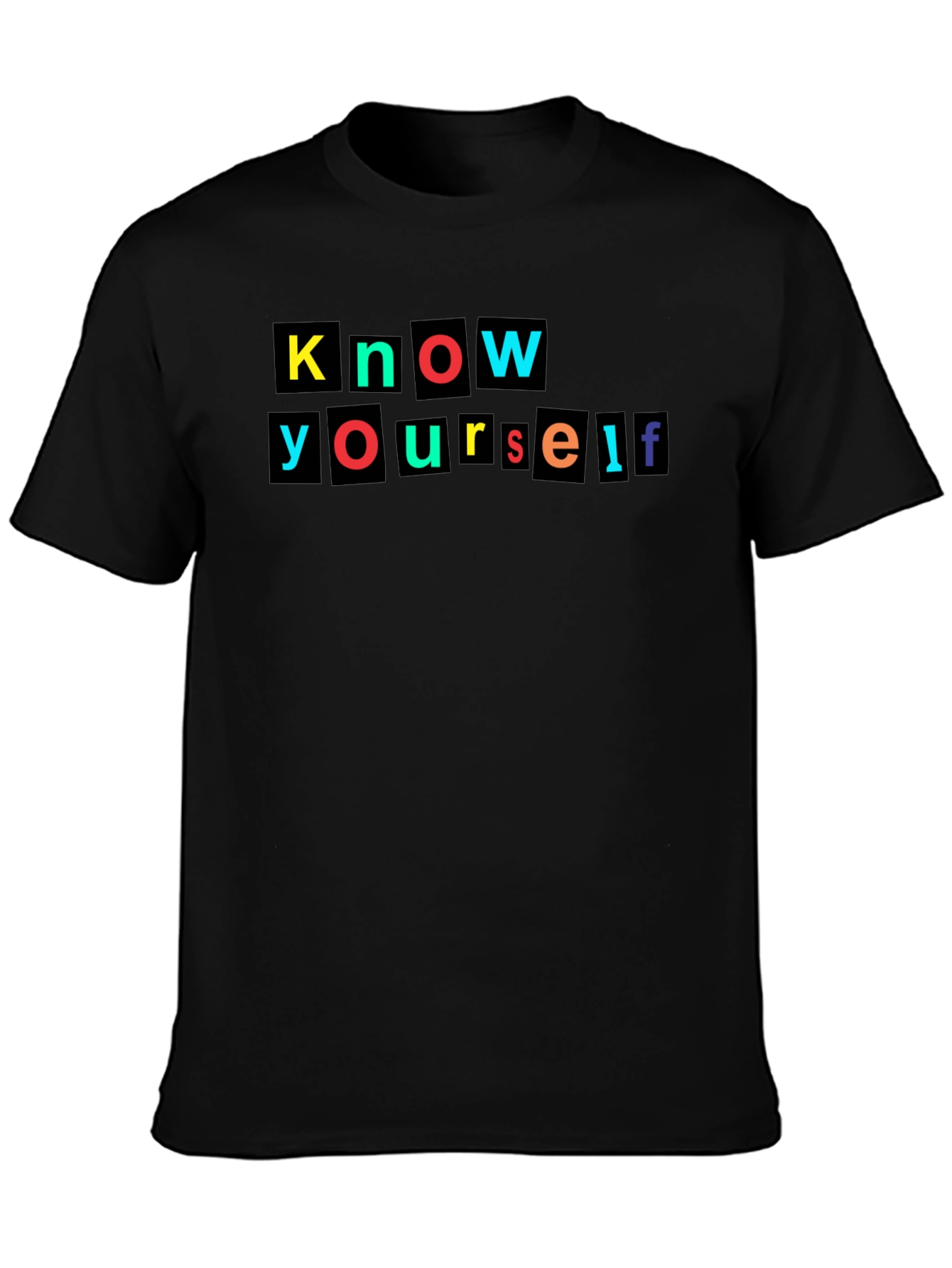 Know Yourself Graphic Tee - Black T-Shirt