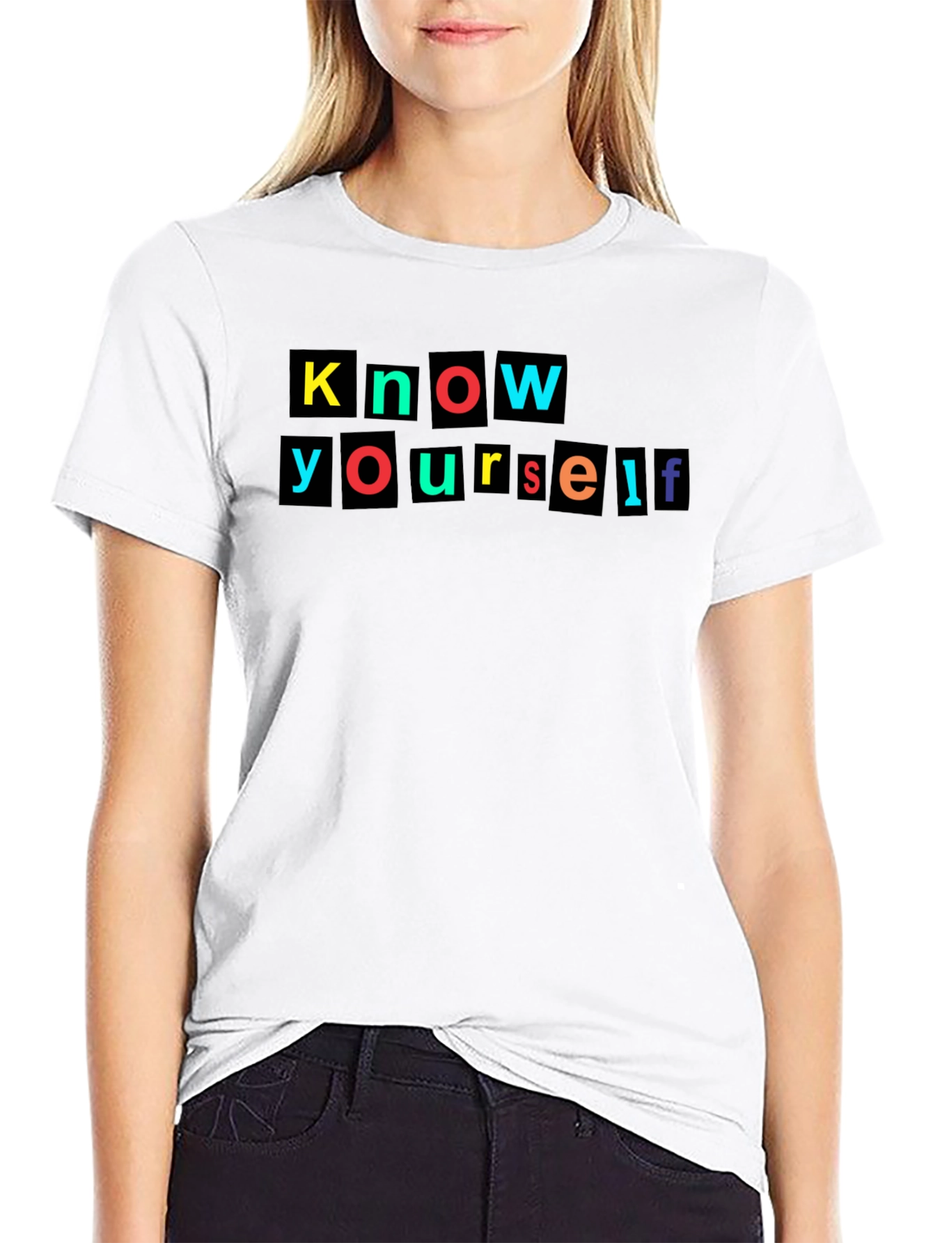 Know Yourself Graphic Tee - Black T-Shirt