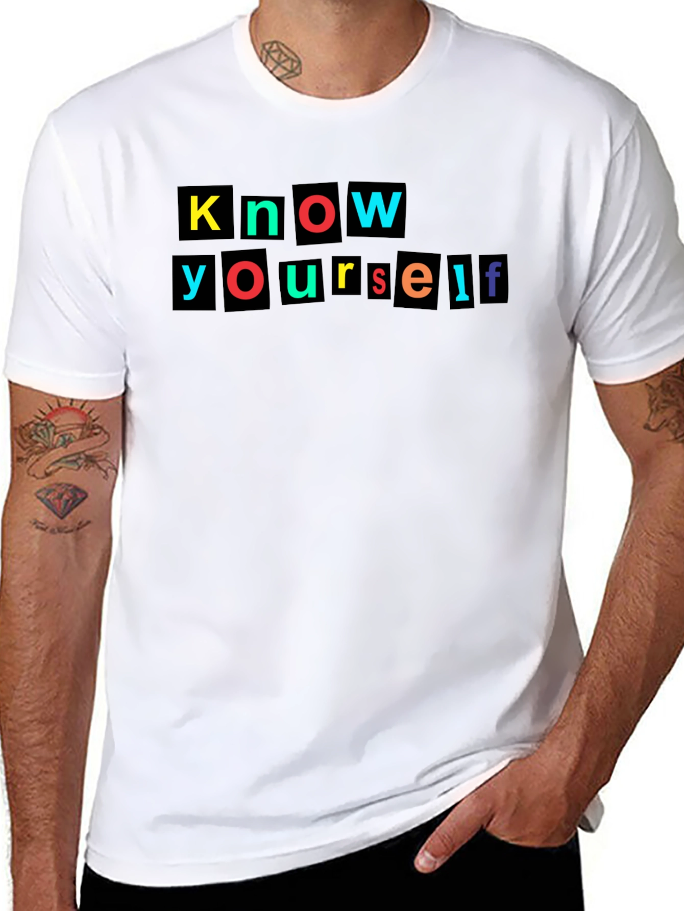 Know Yourself Graphic Tee - Black T-Shirt