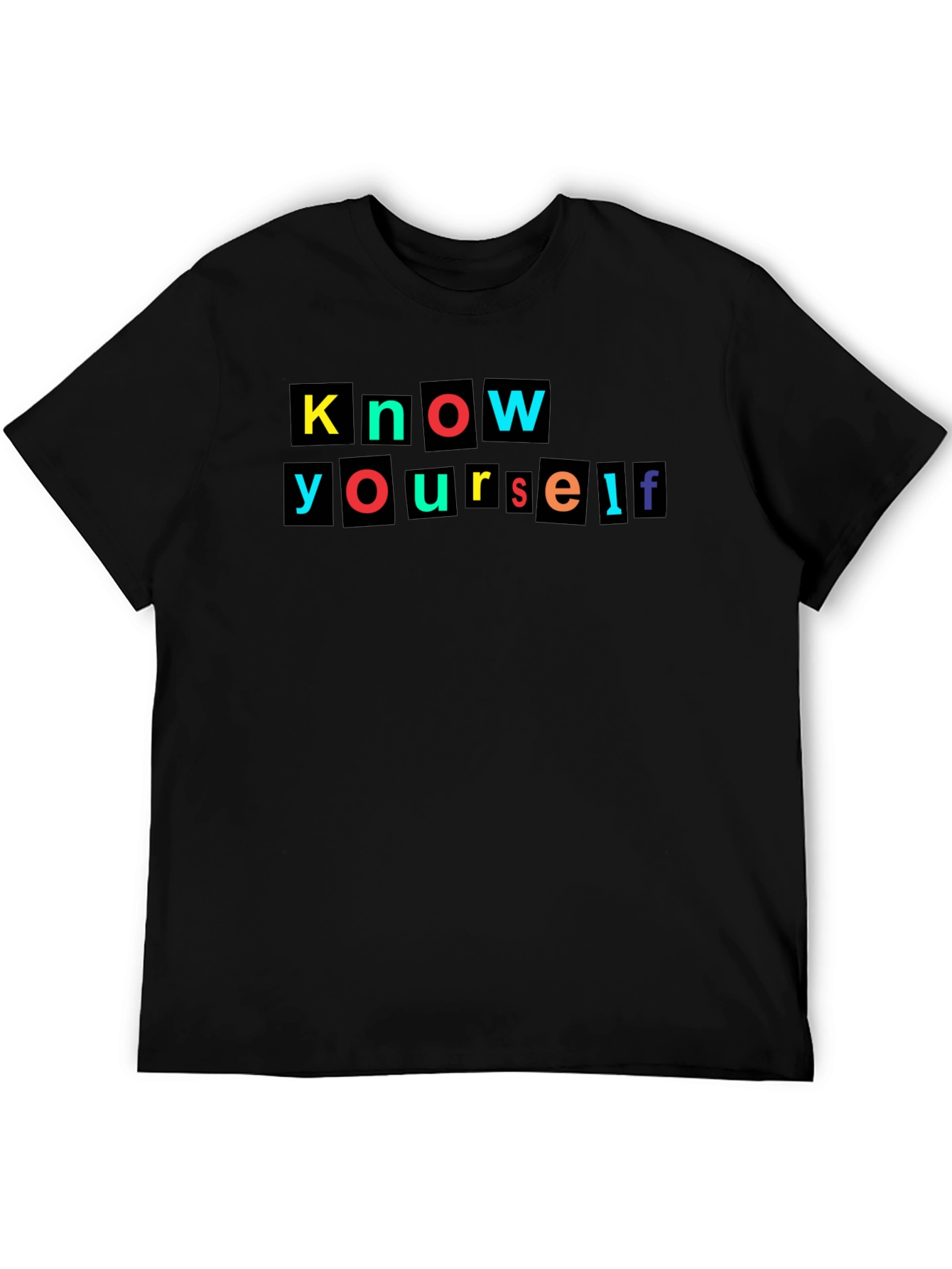 Know Yourself Graphic Tee - Black T-Shirt