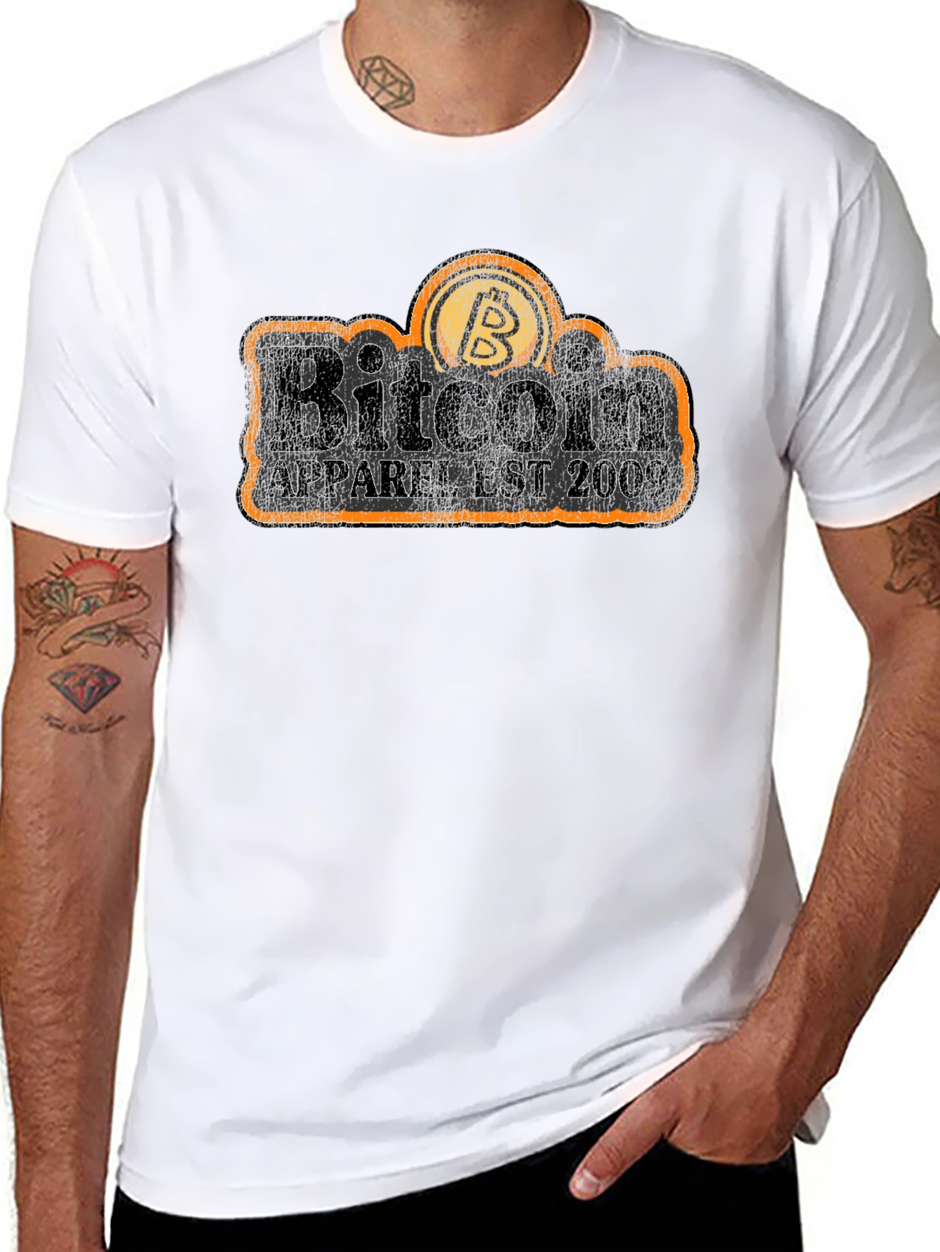 Bitcoin Apparel Est. 2009 Black T-Shirt