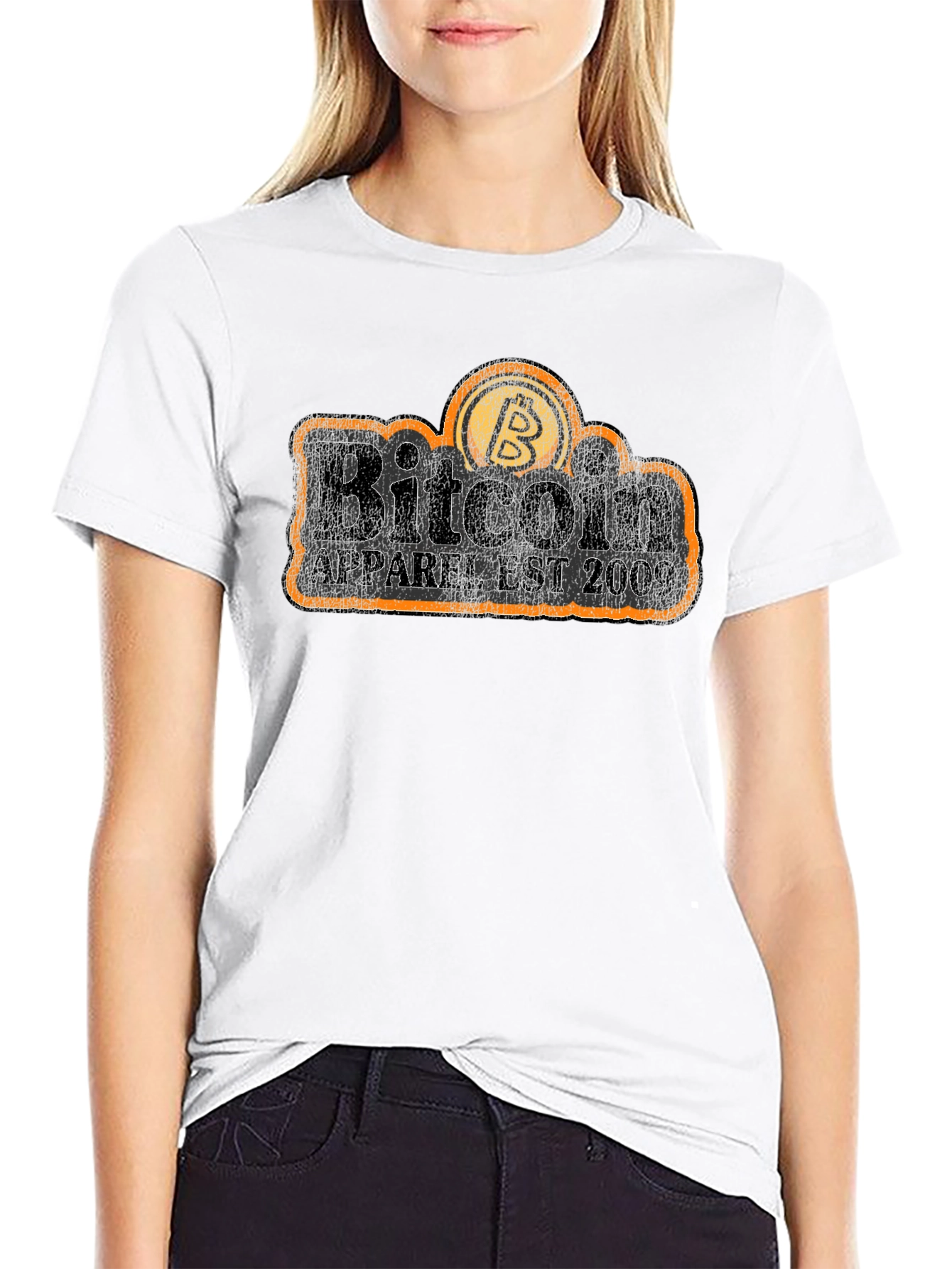 Bitcoin Apparel Est. 2009 Black T-Shirt