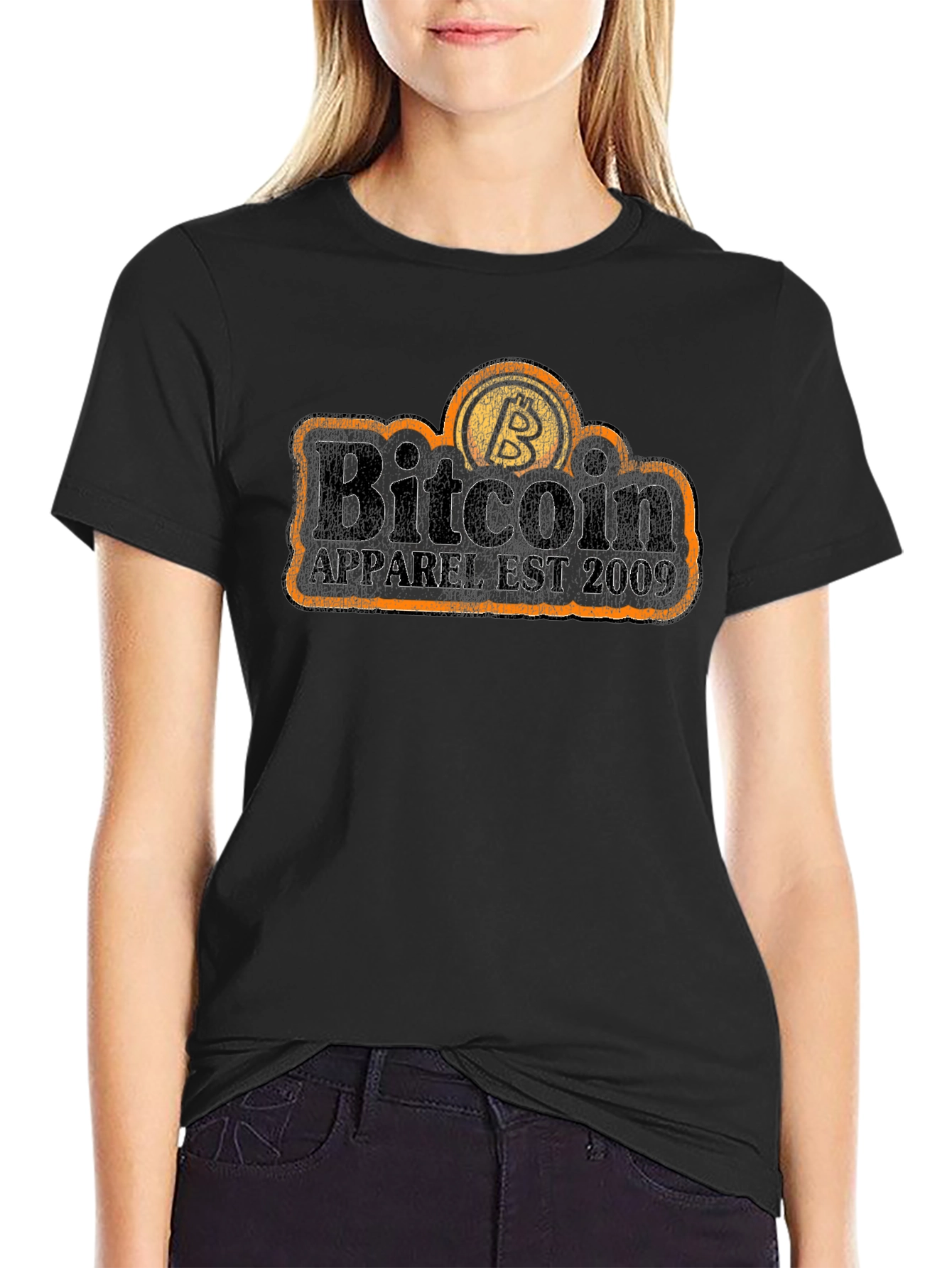 Bitcoin Apparel Est. 2009 Black T-Shirt