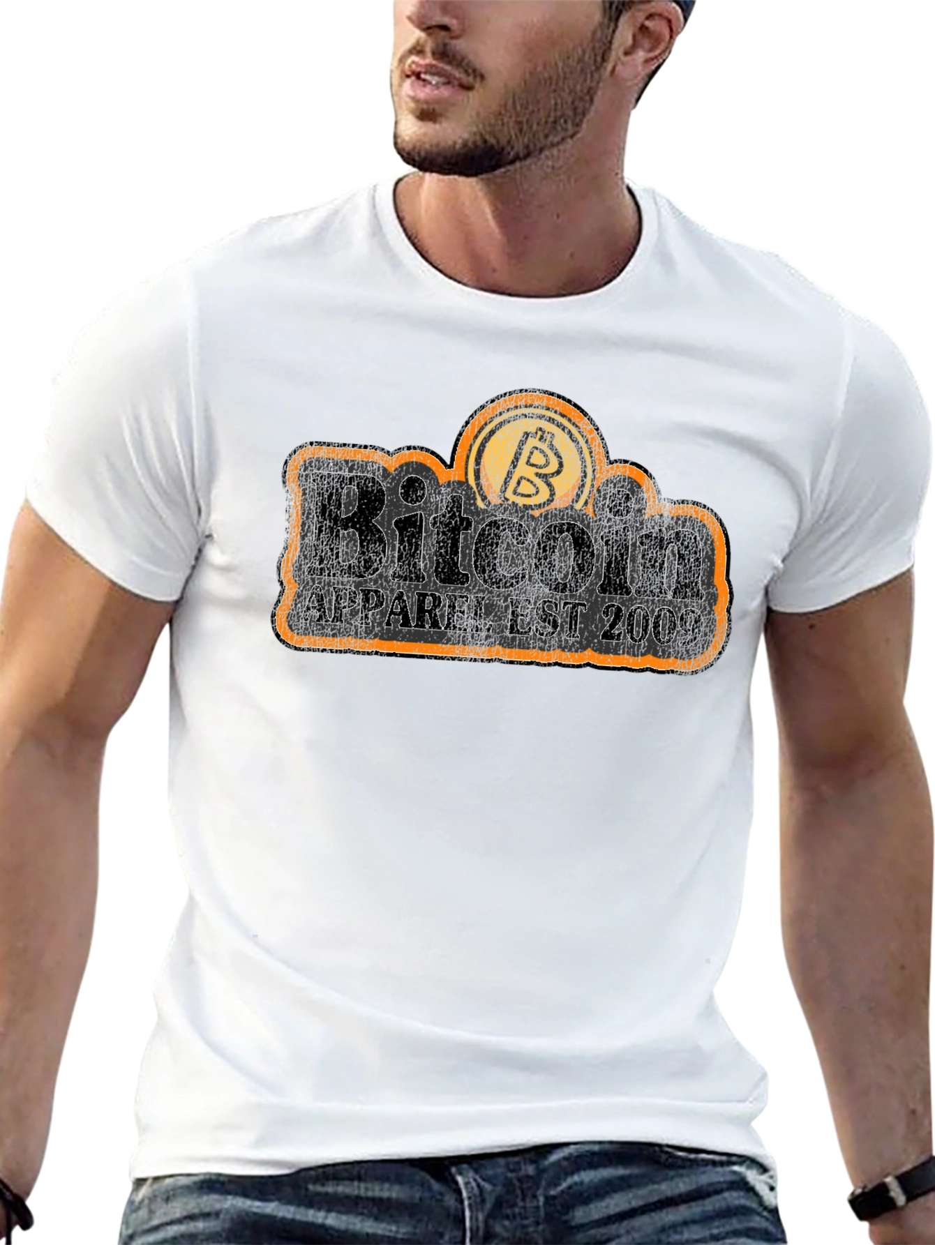 Bitcoin Apparel Est. 2009 Black T-Shirt