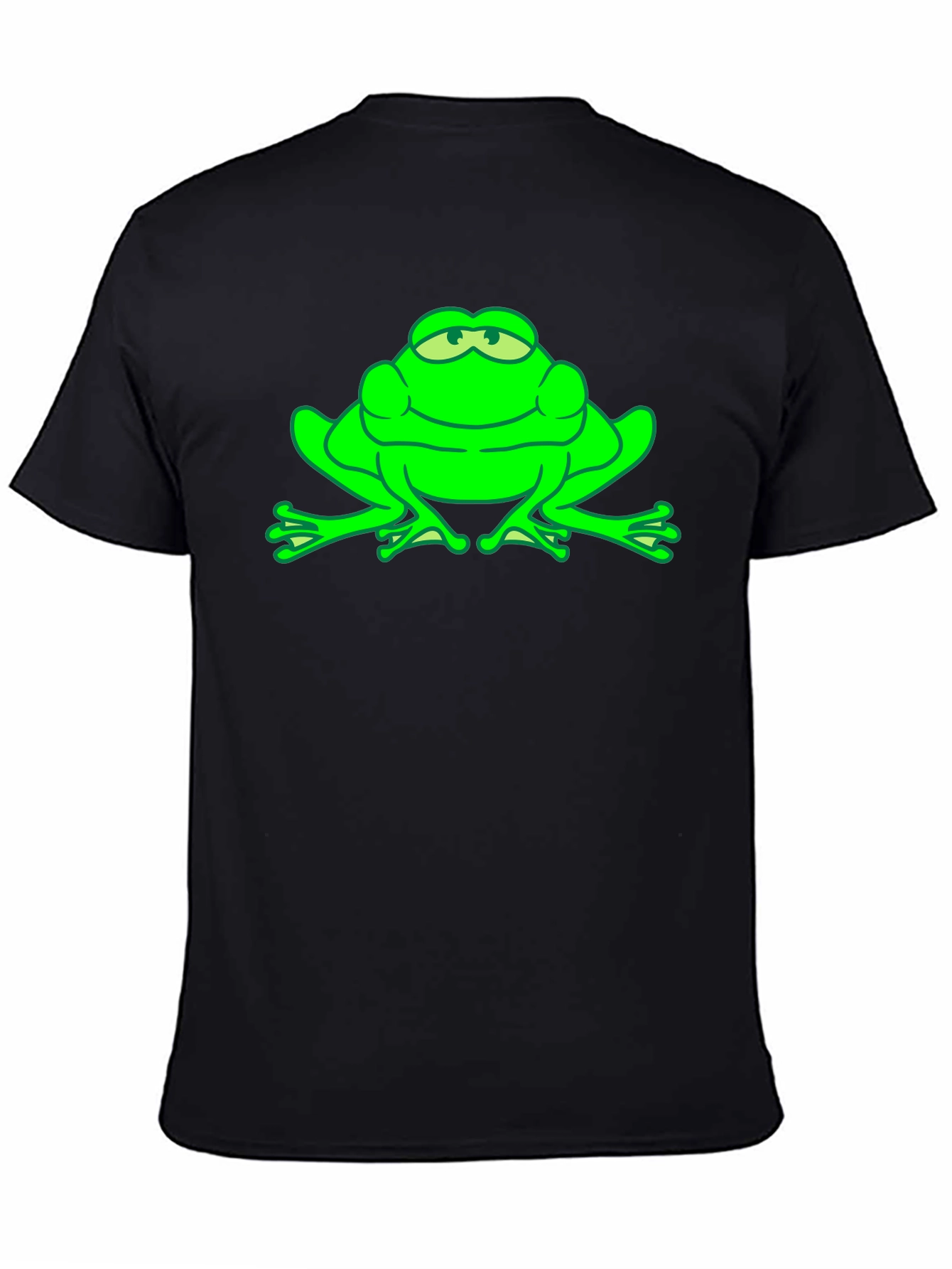 Green Frog Graphic Tee - Funny Animal T-Shirt