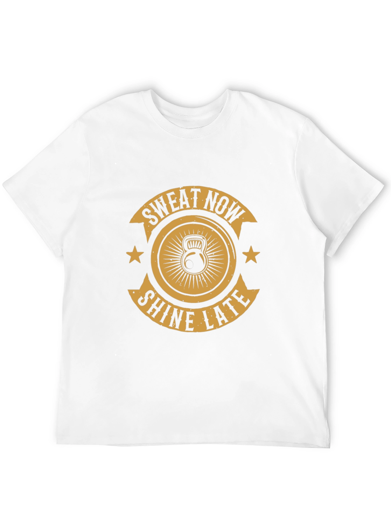 Sweat Now Shine Later Black Graphic Tee