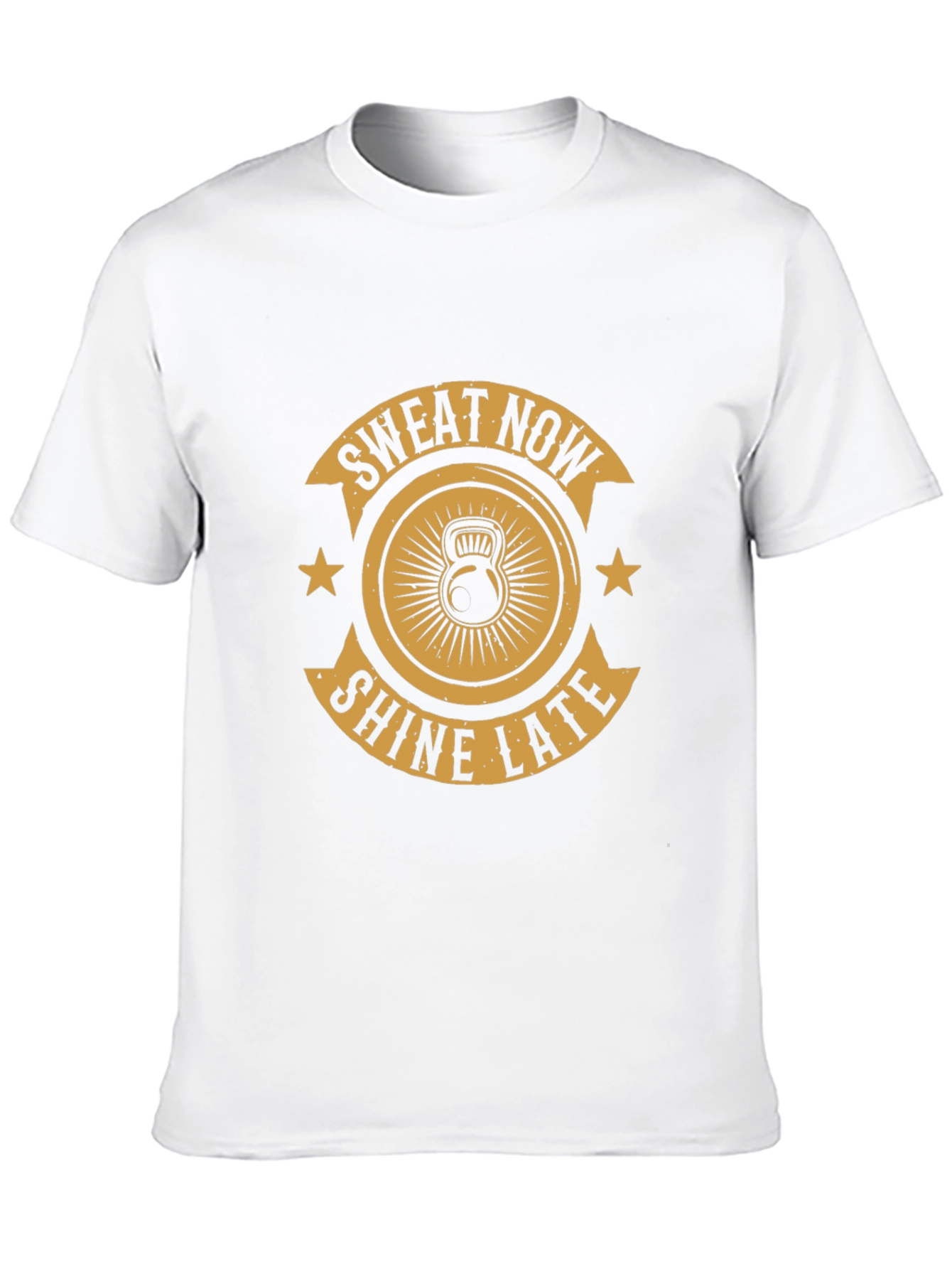 Sweat Now Shine Later Black Graphic Tee