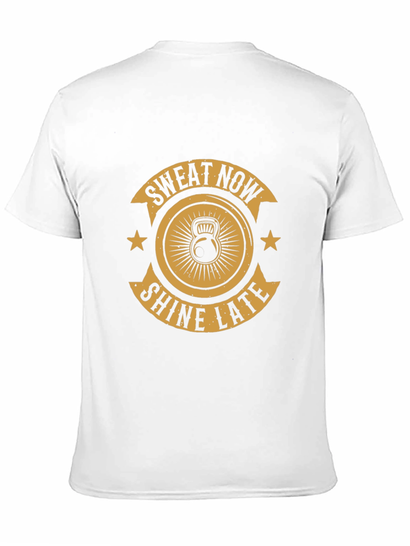 Sweat Now Shine Later Black Graphic Tee