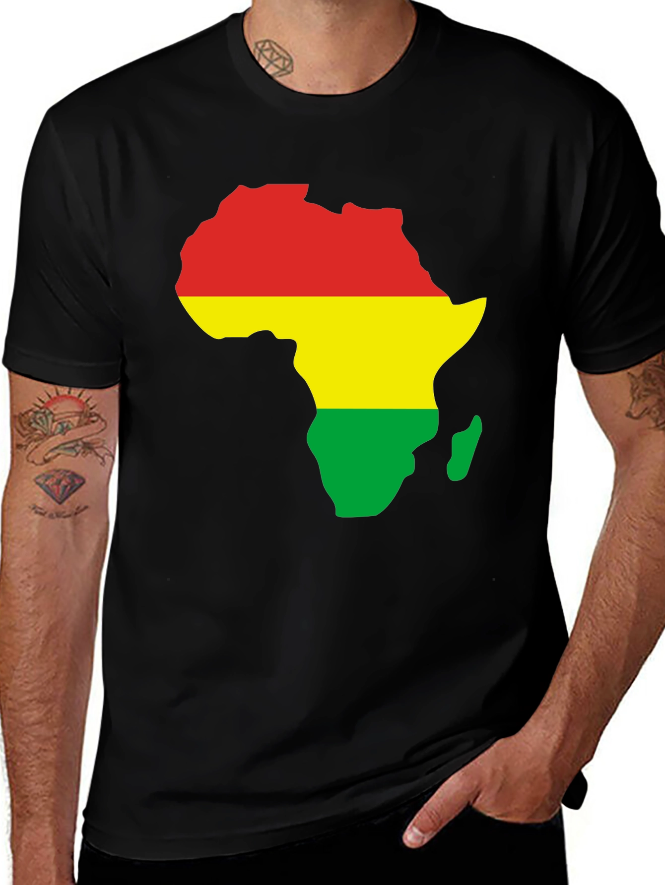 Africa Continent Flag T-Shirt